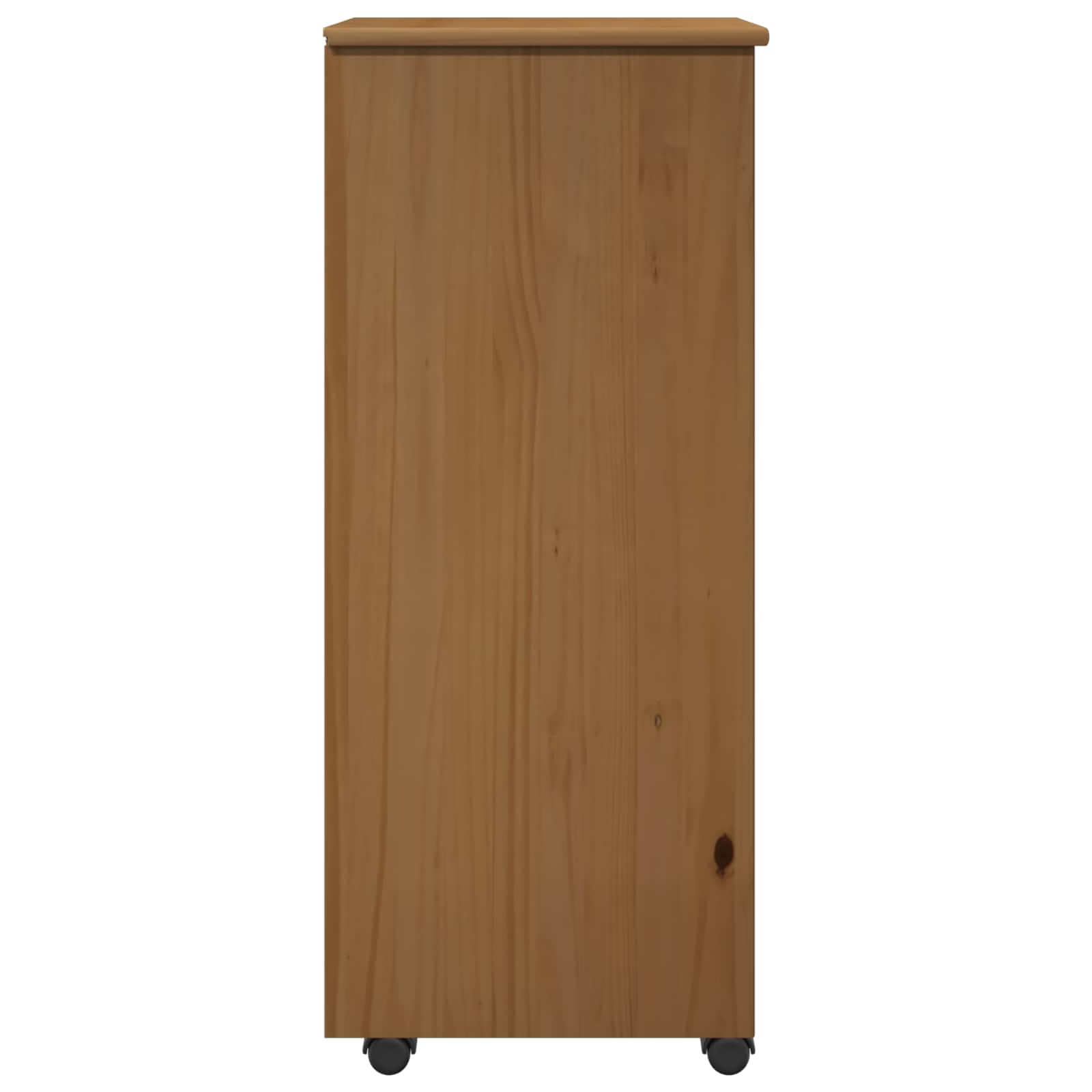 Ratuotas kabinetas su ratu Medus ruda 34 x 39 x 93,5 cm