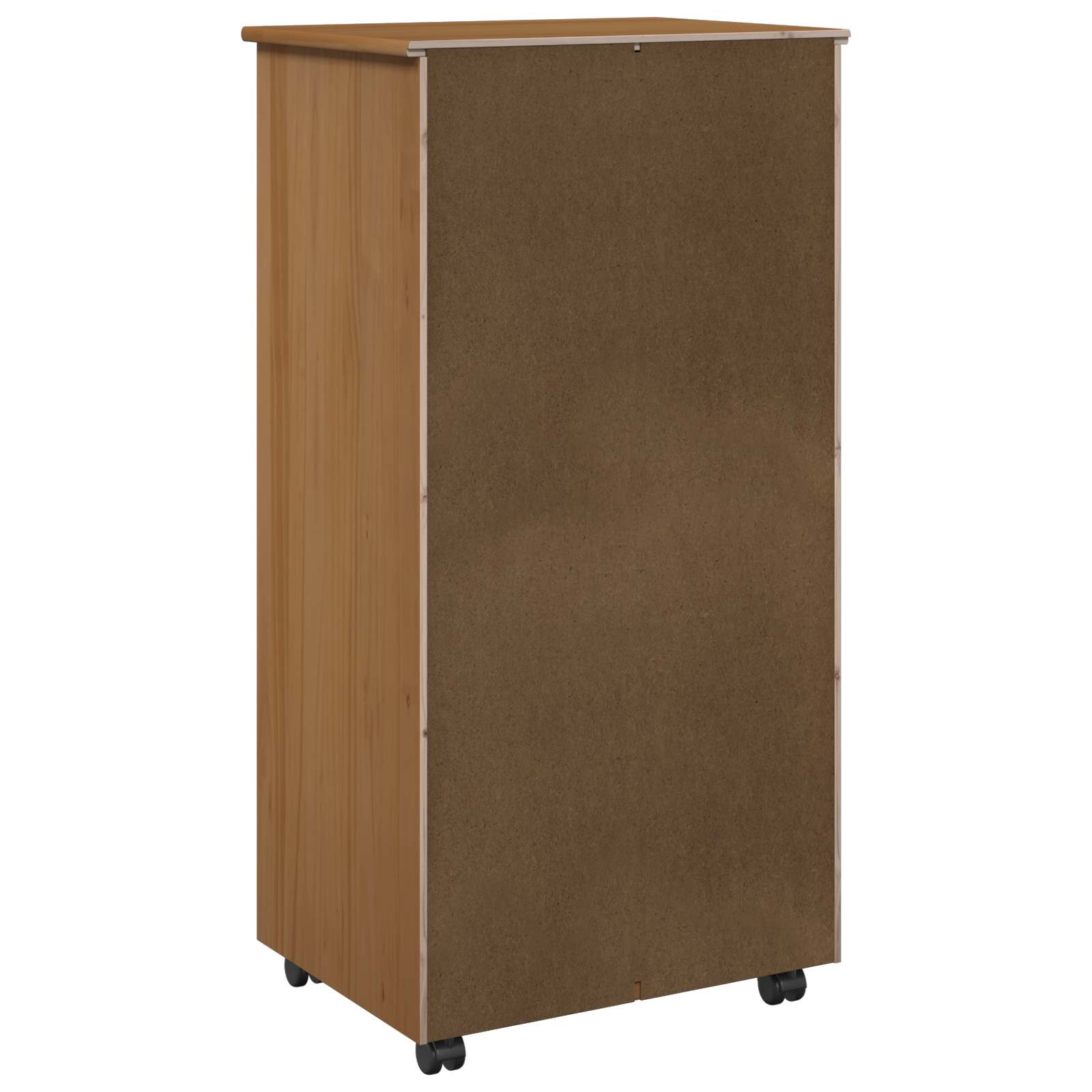 Ratuotas kabinetas su ratu Medus ruda 53 x 39 x 103 cm