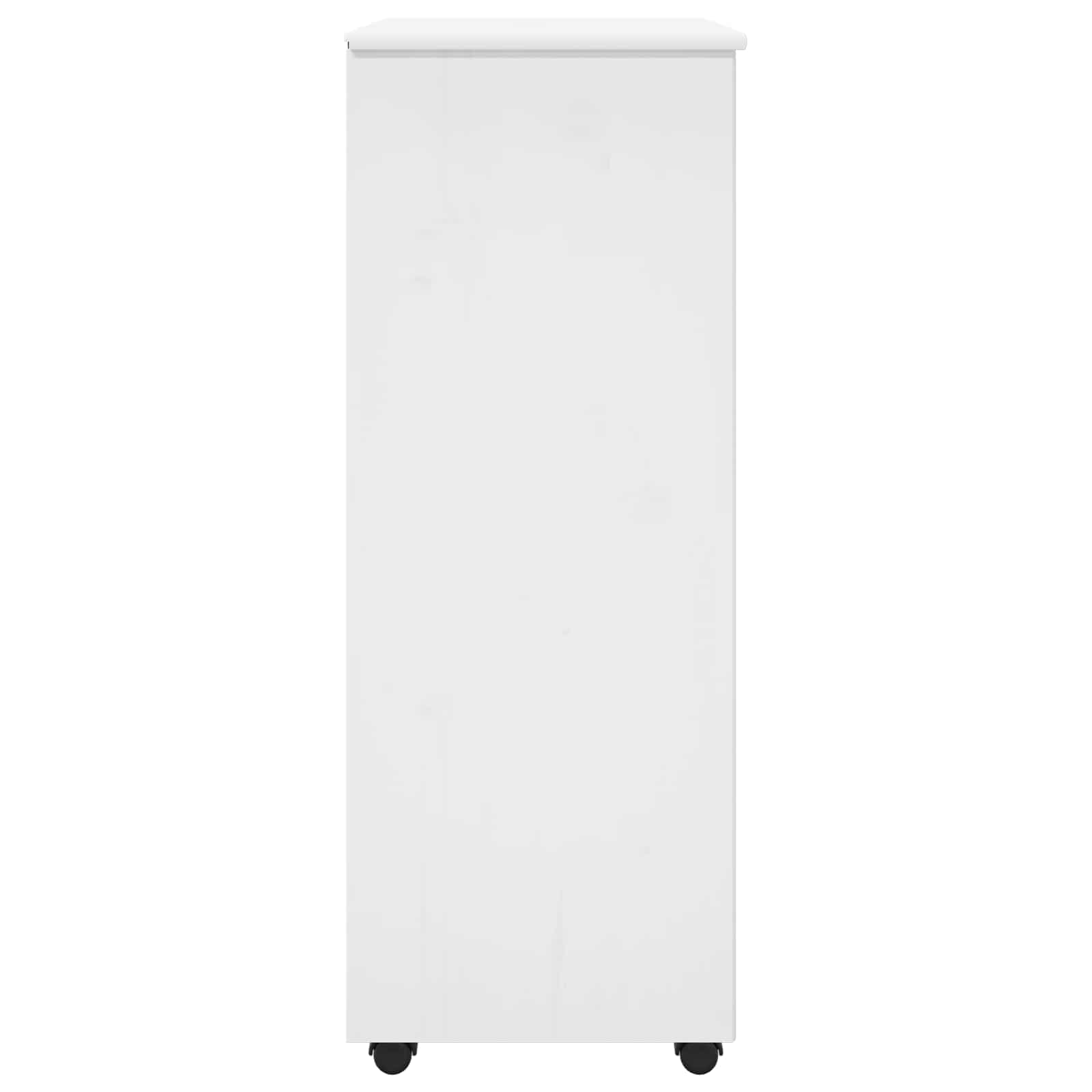 Ratuotas kabinetas Balta 53 x 39 x 103 cm Kietas pušies medis
