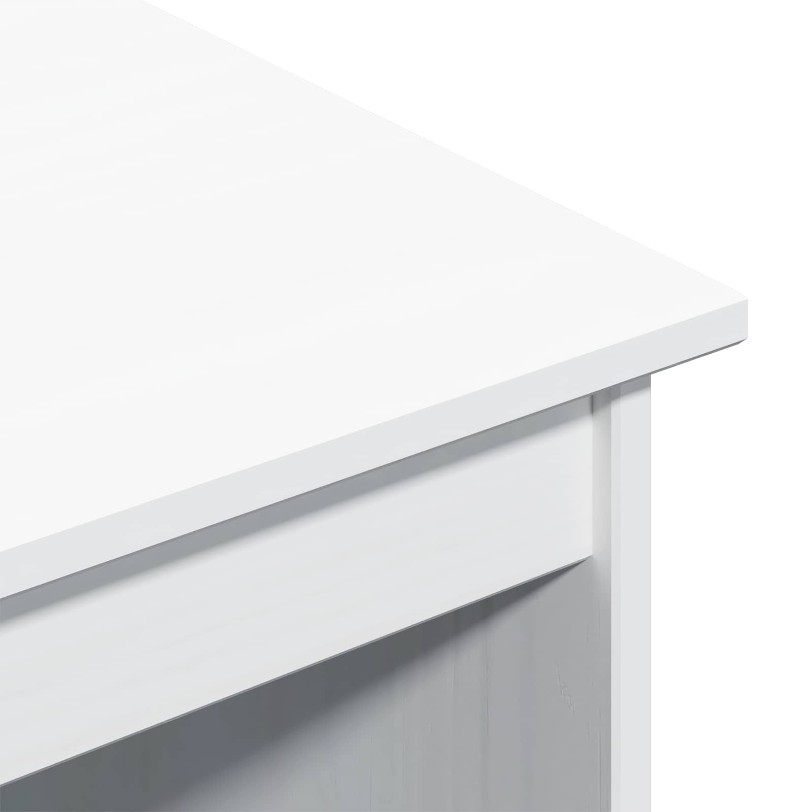 Stalas Balta 112 x 50 x 75 cm Kietas pušies medis