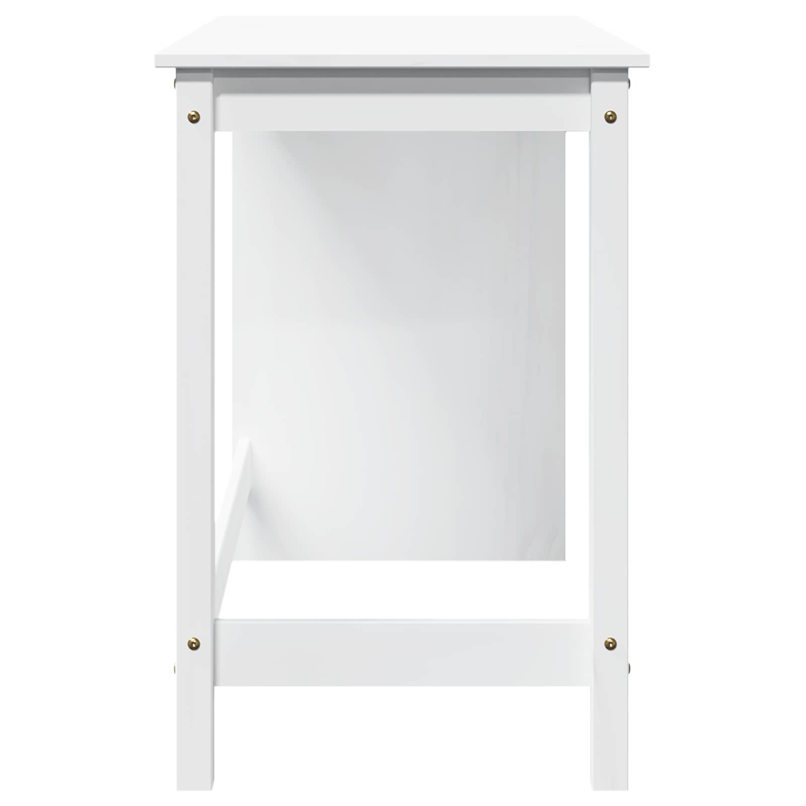 Stalas Balta 112 x 50 x 75 cm Kietas pušies medis