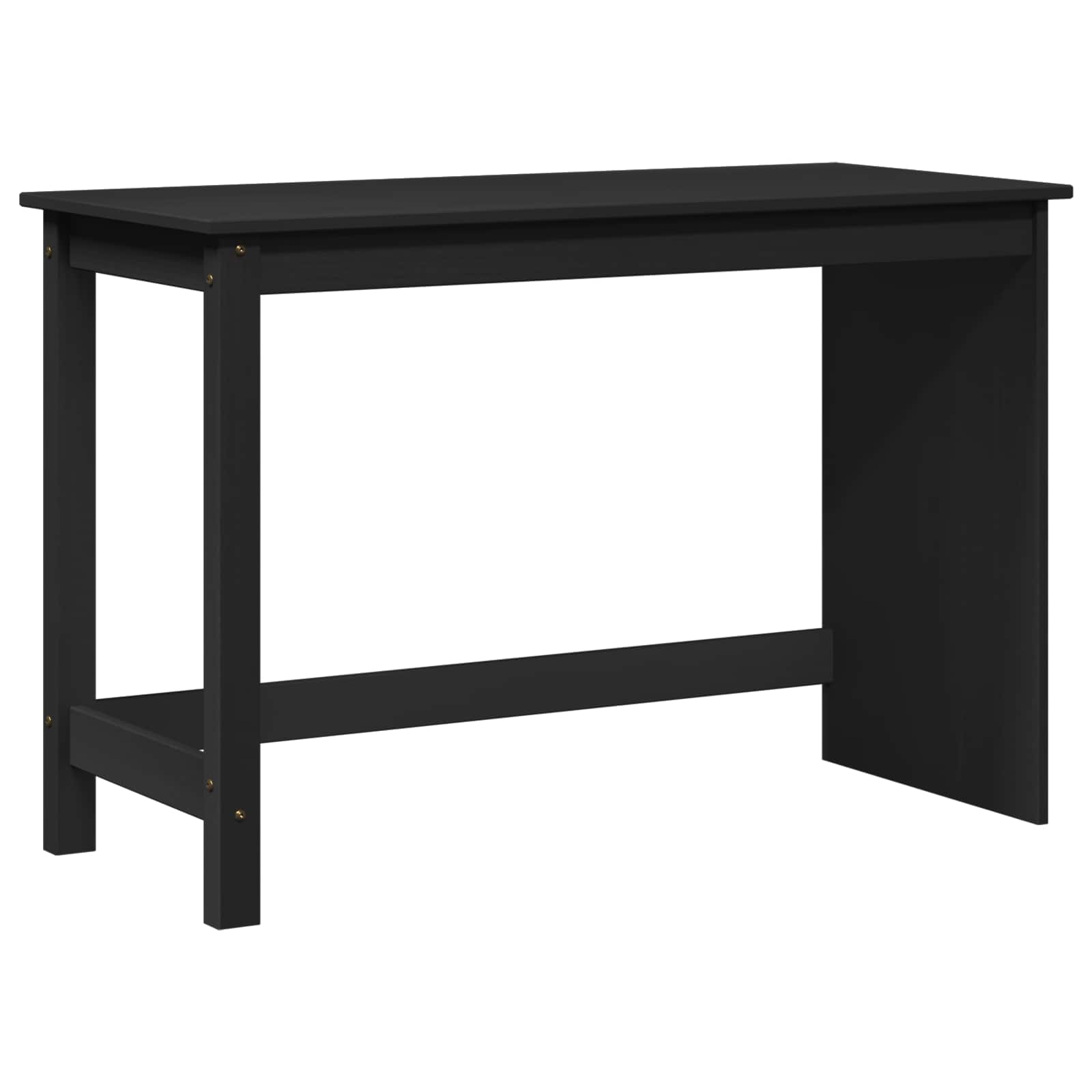 Stalas Juoda 112 x 50 x 75 cm Kietas pušies medis