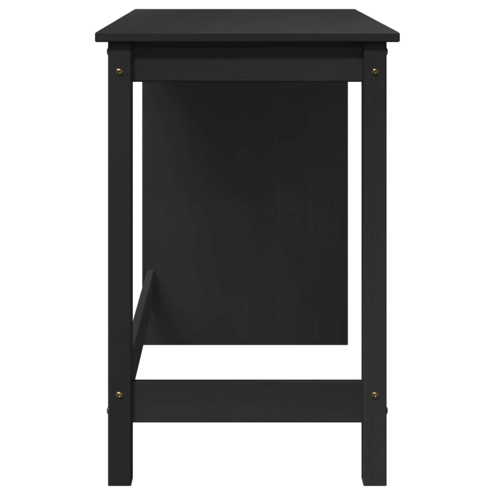 Stalas Juoda 112 x 50 x 75 cm Kietas pušies medis