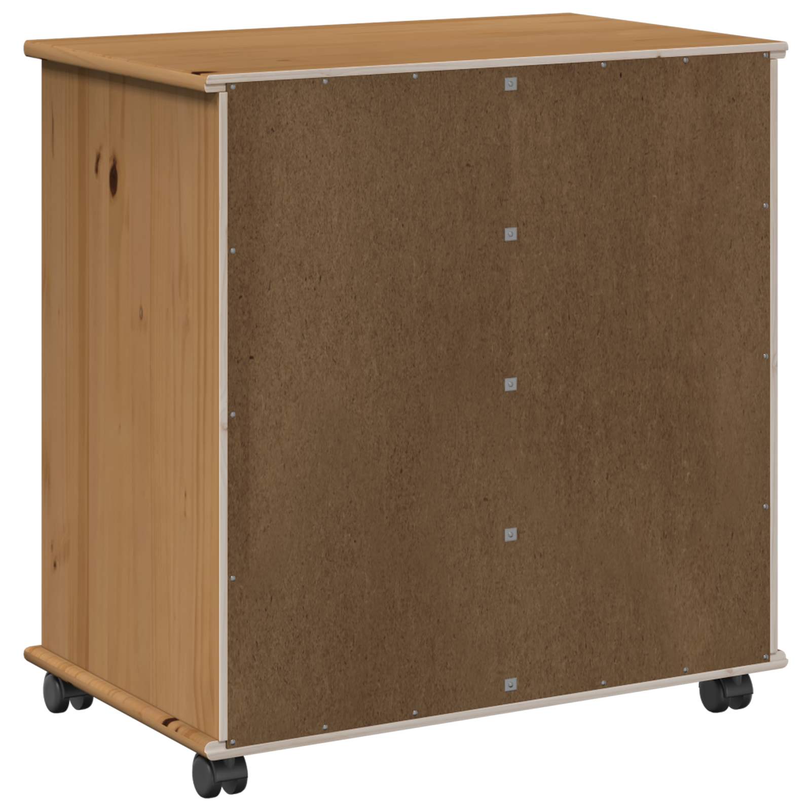 Ratuotas kabinetas su ratu Medus ruda 63,5 x 39 x 65,5 cm