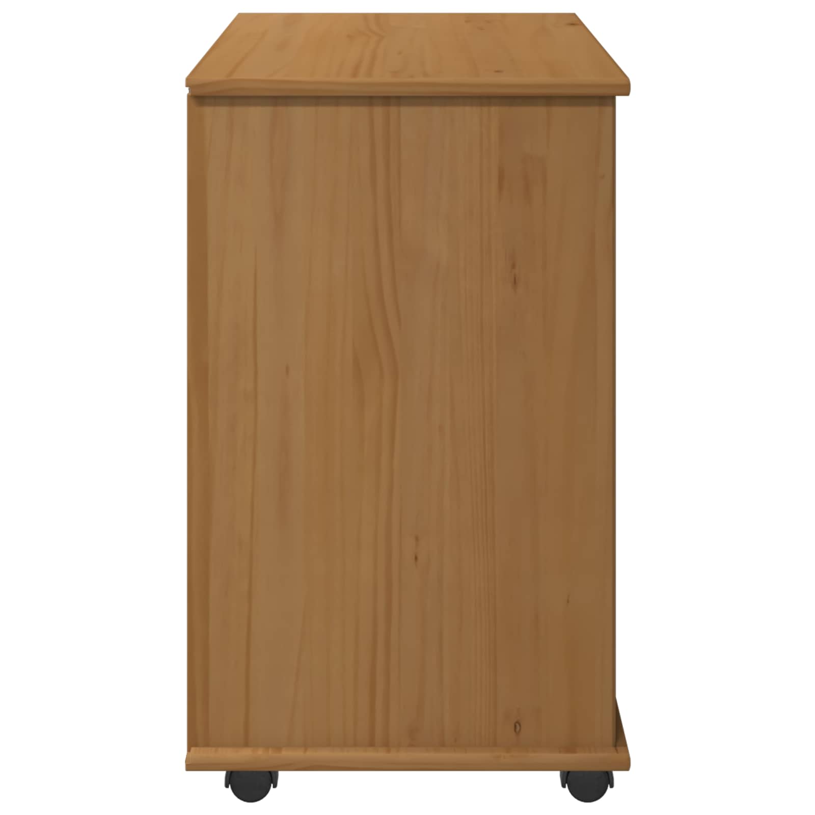 Ratuota kumode ar riteni Medus brūna 63,5 x 39 x 65,5 cm