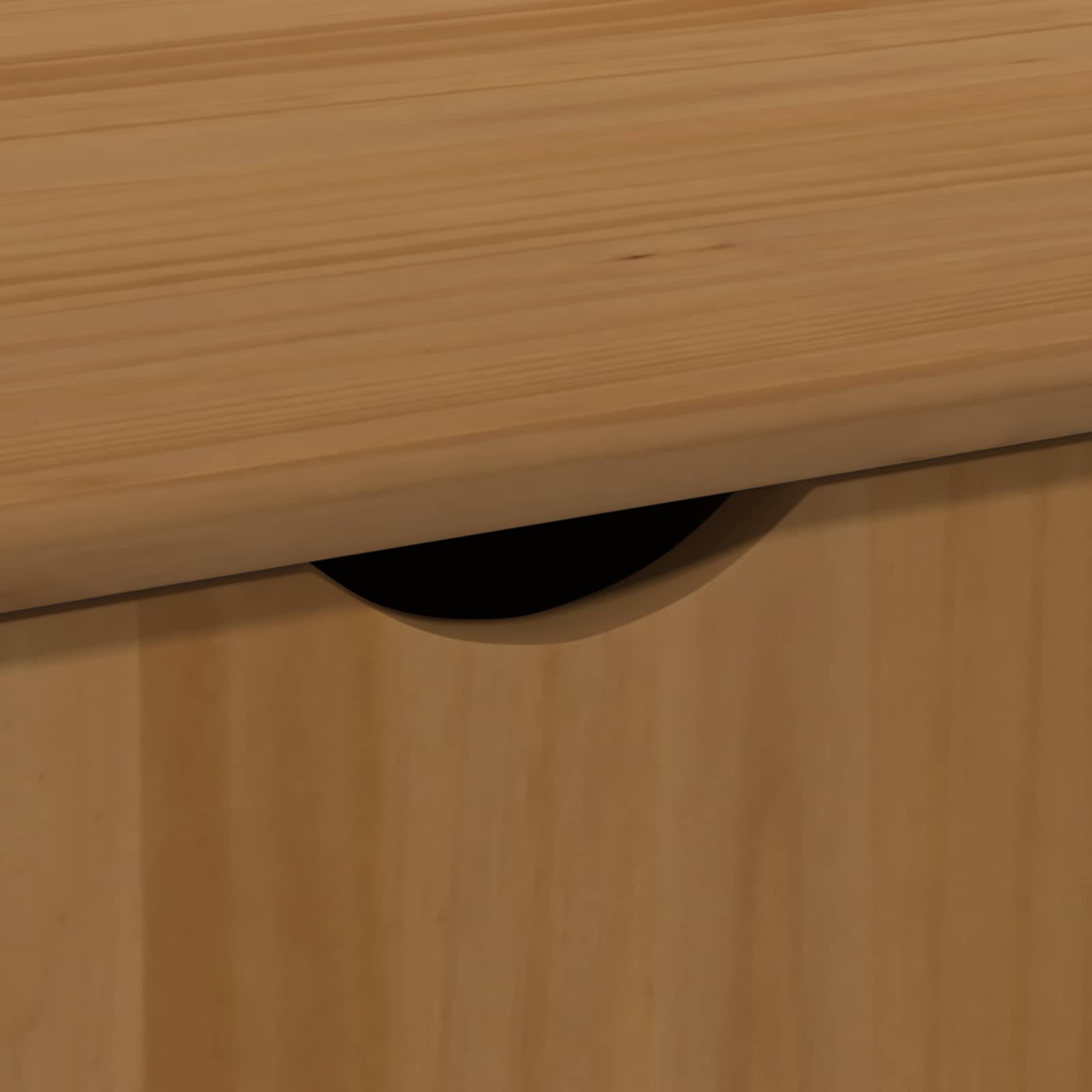 Ratuotas kabinetas su ratu Medus ruda 100 x 39 x 65,5 cm