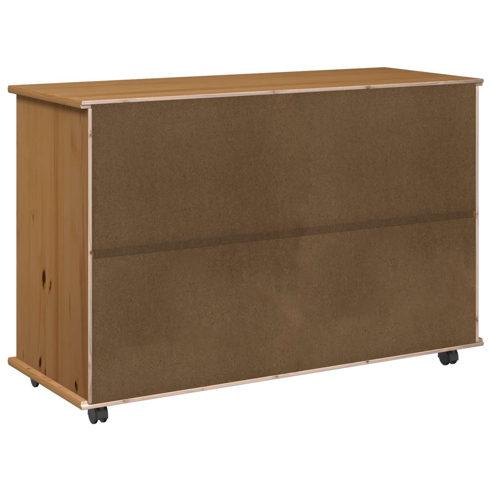 Ratuotas kabinetas su ratu Medus ruda 100 x 39 x 65,5 cm