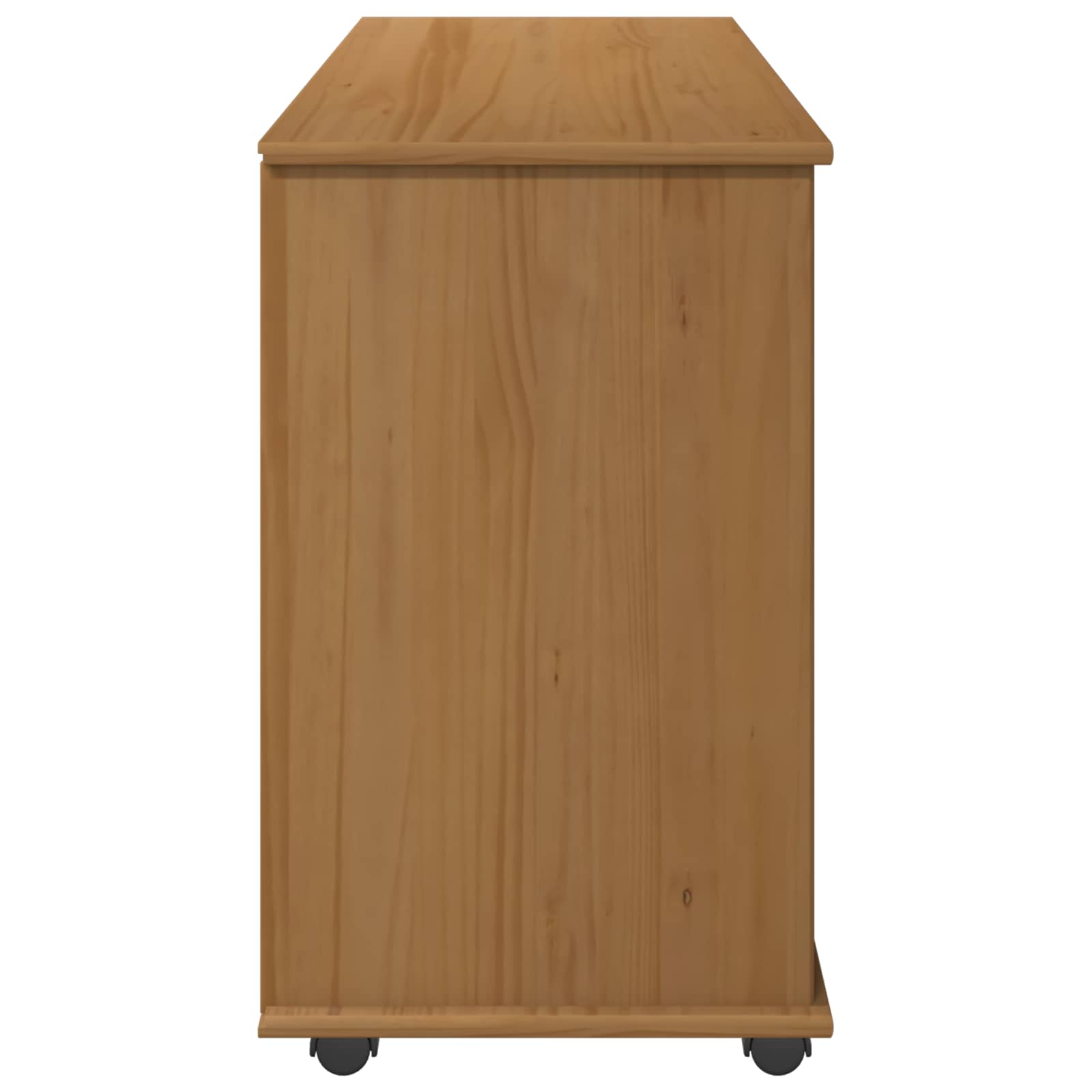 Ratuotas kabinetas su ratu Medus ruda 100 x 39 x 65,5 cm