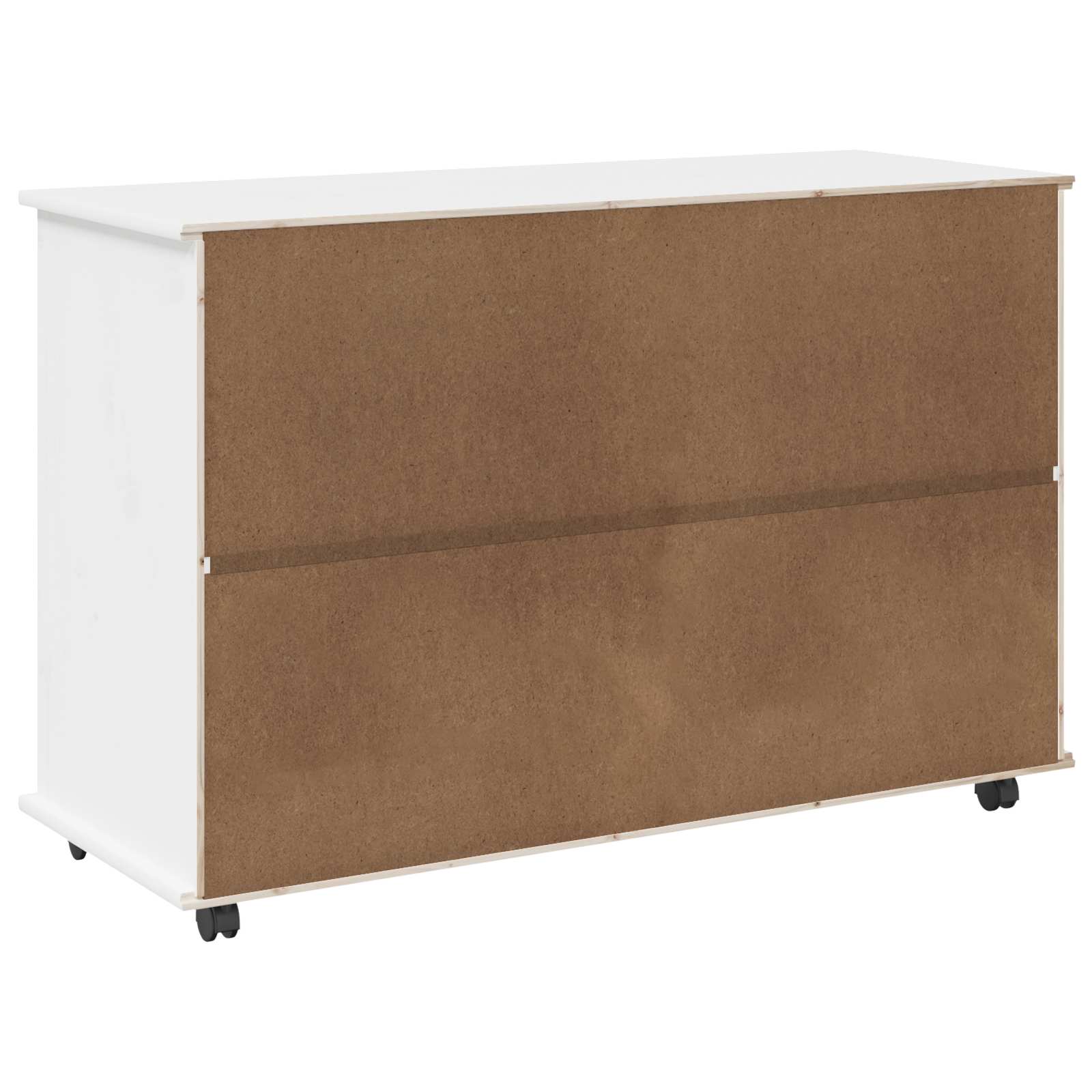 Ratuotas kabinetas Balta 100 x 39 x 65,5 cm Kietas pušies medis
