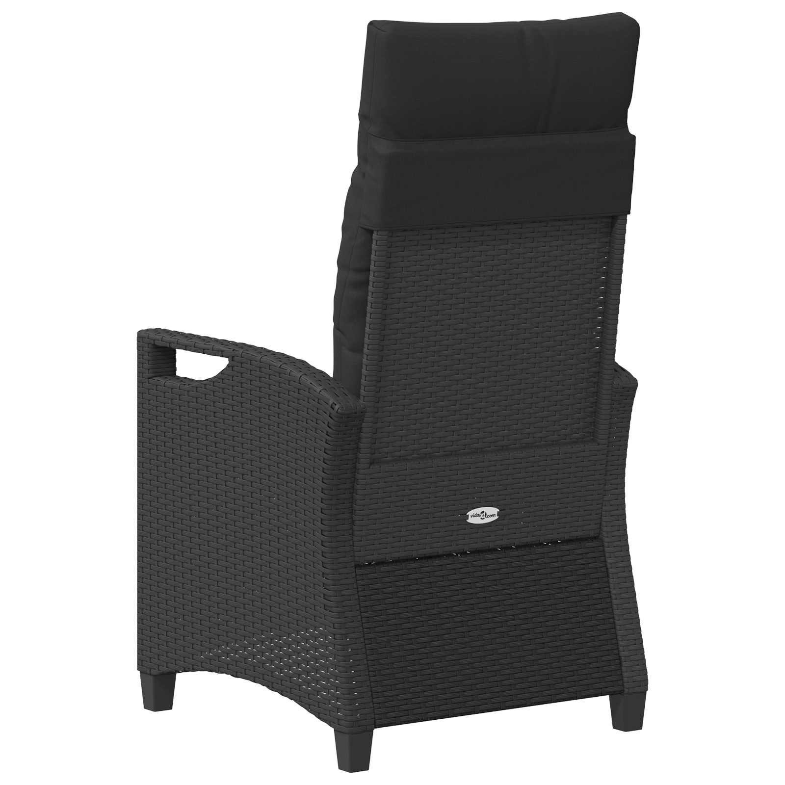 Sodo Kėdė 2 pcs Juoda 56 x 64 x 94 cm Plienas ir poliesteris