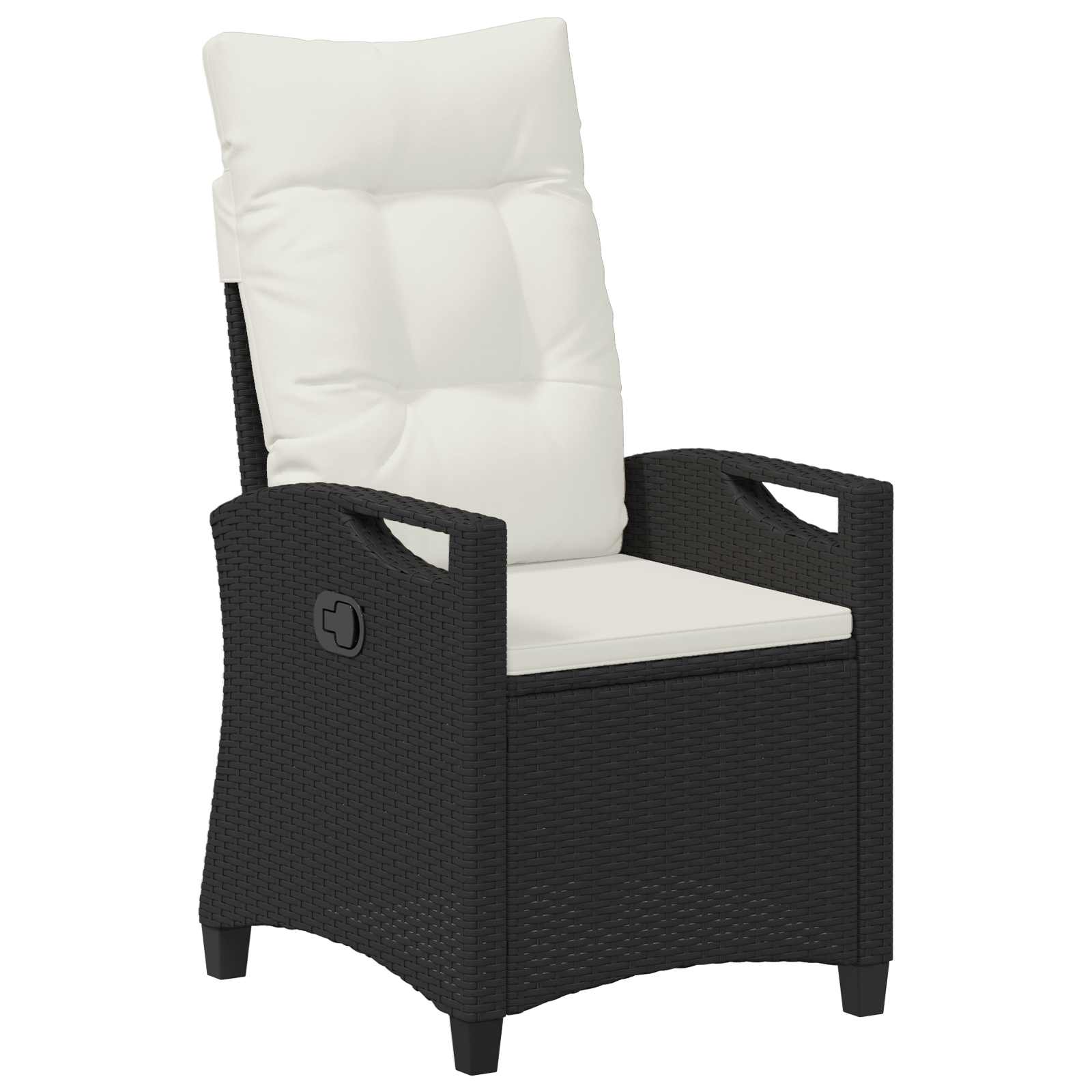 Sodo Kėdė 2 pcs Juoda ir kreminė 56 x 60 x 112 cm
