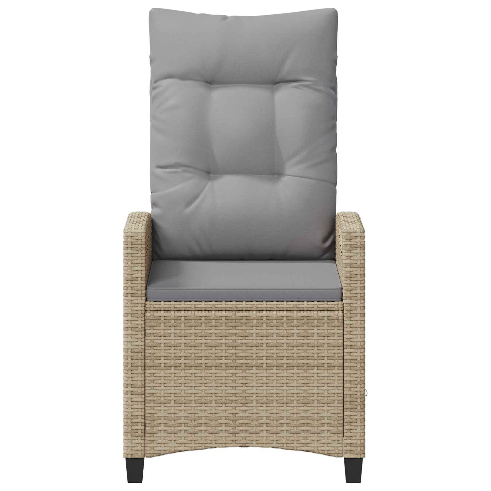 Sodo Kėdė 2 pcs Bežinė ir šviesiai pilka 56 x 60 x 112 cm