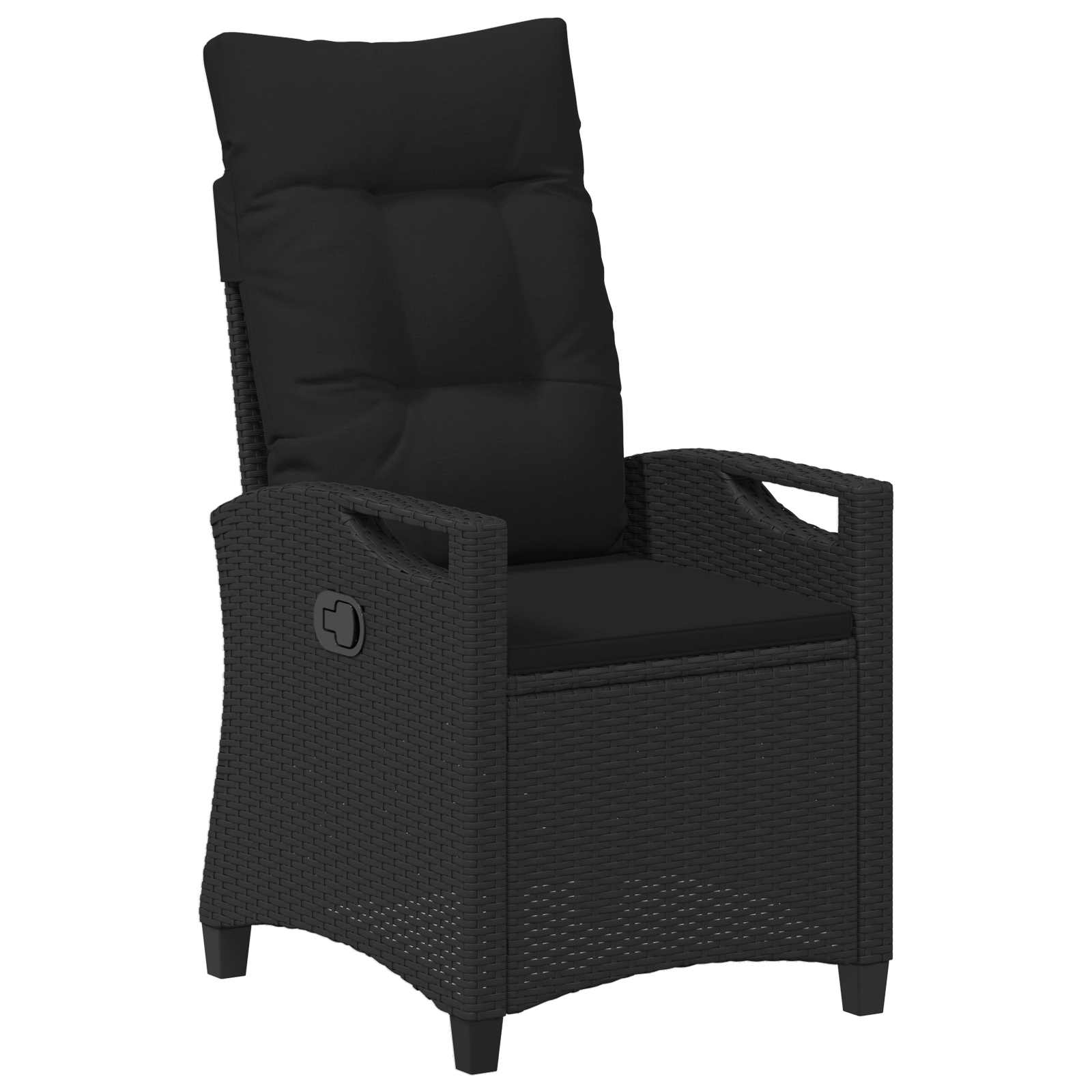 Folding Garden Chairs Black 56 x 60 x 112 cm