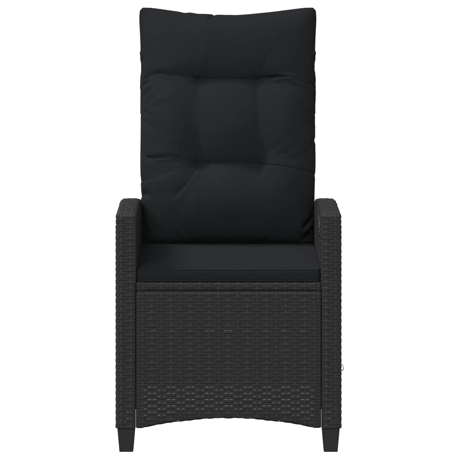 Folding Garden Chairs Black 56 x 60 x 112 cm