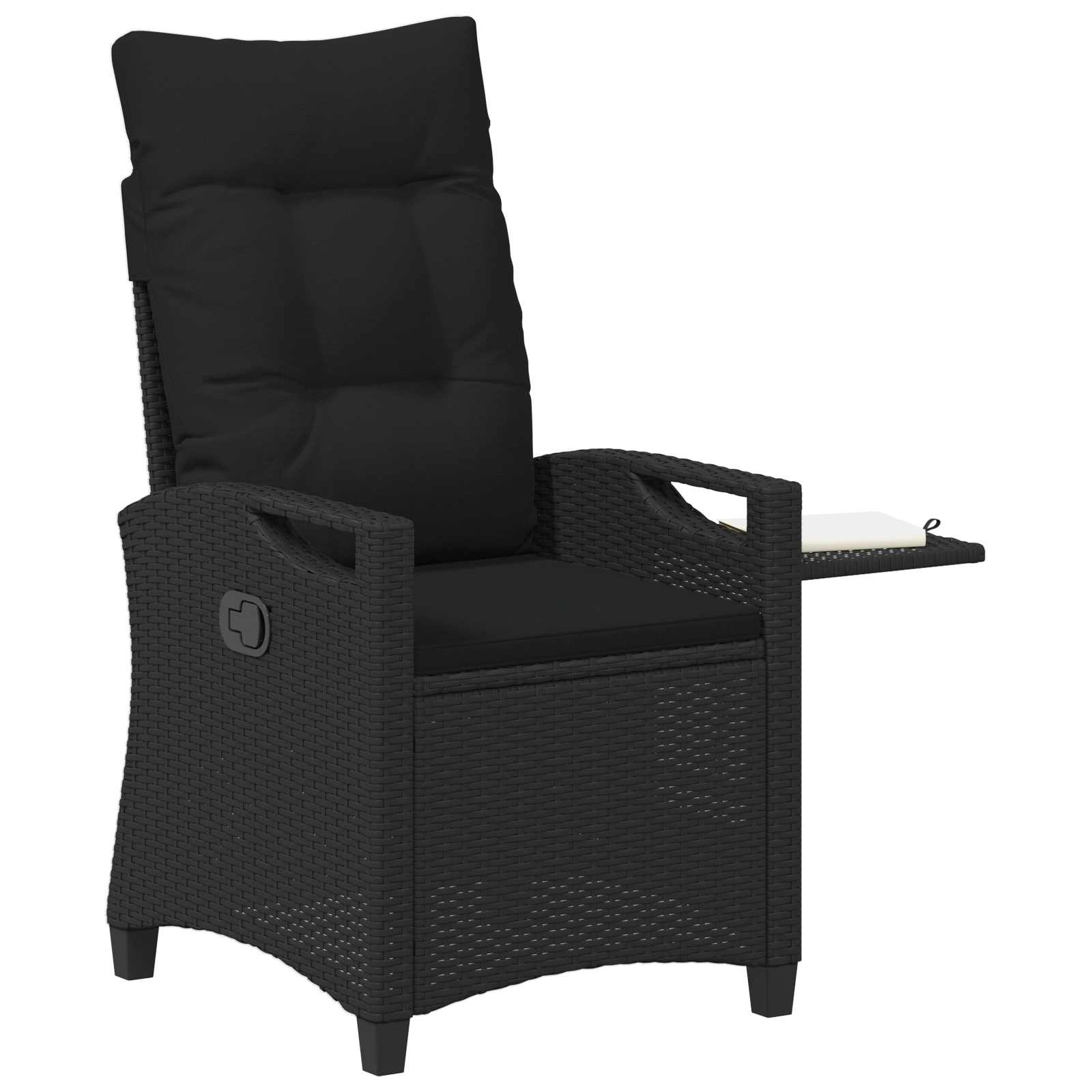 Folding Garden Chairs Black 56 x 60 x 112 cm
