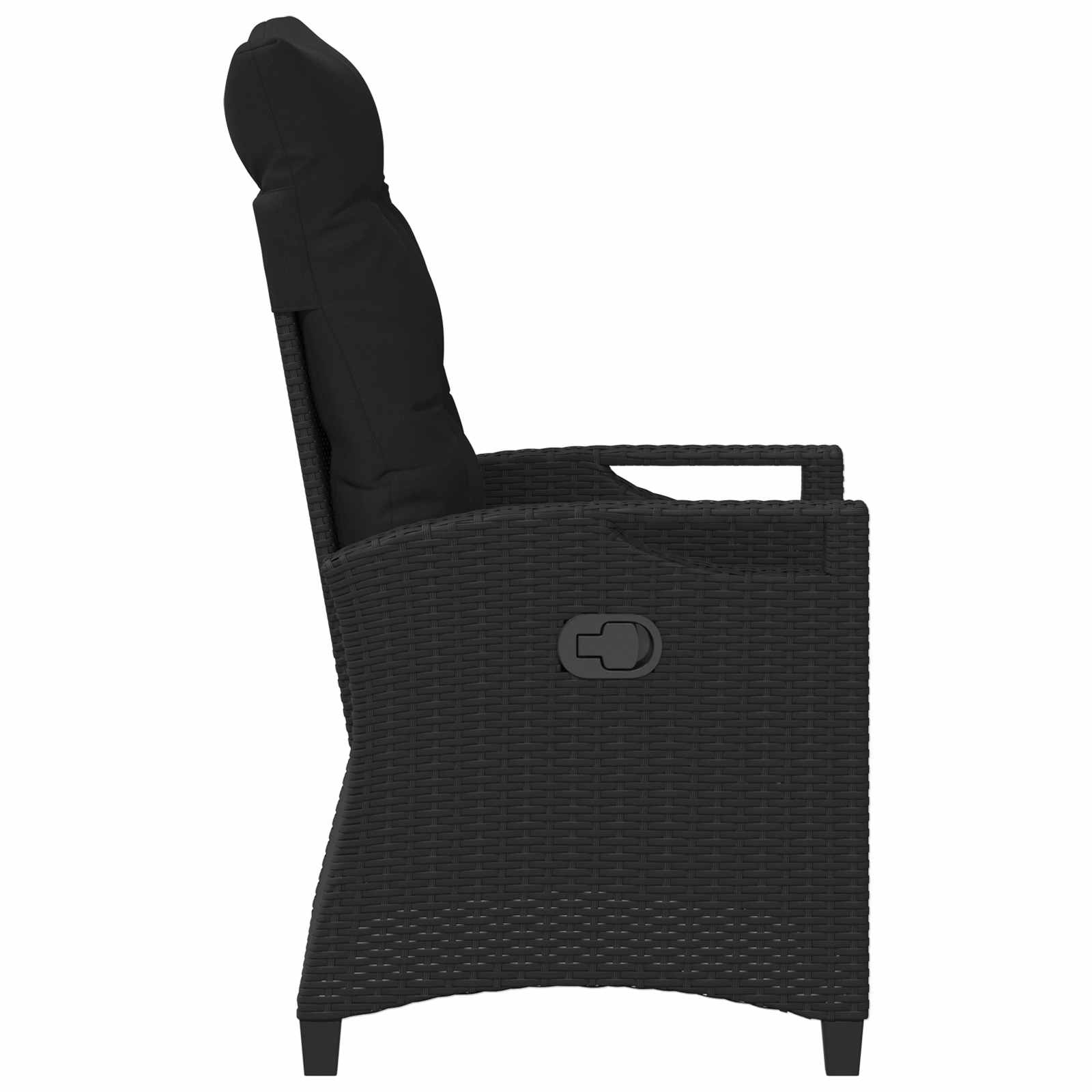 Folding Garden Chairs Black 56 x 60 x 112 cm