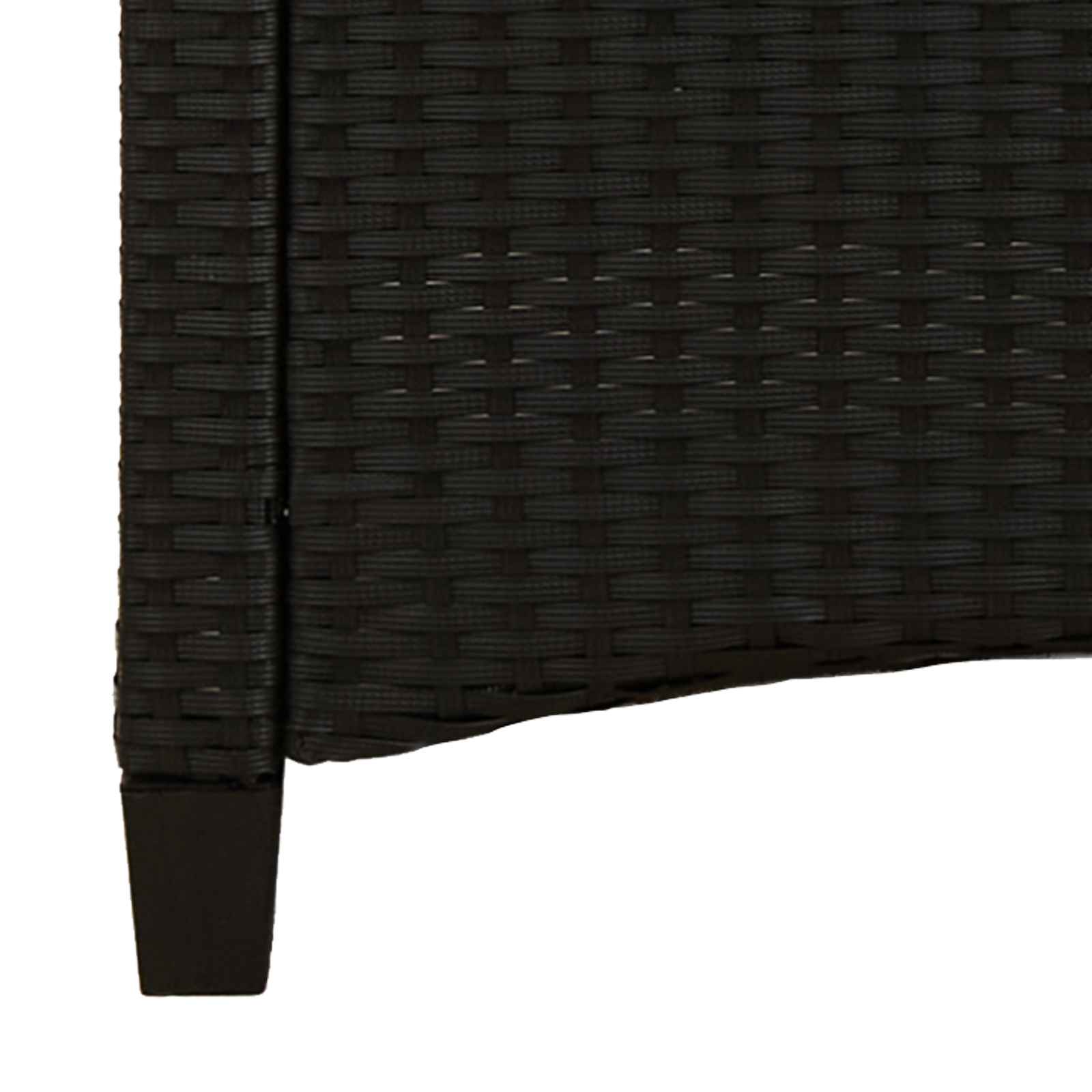 Sodo suolas Juoda 105 x 60 x 112 cm Plienas ir poliesteris