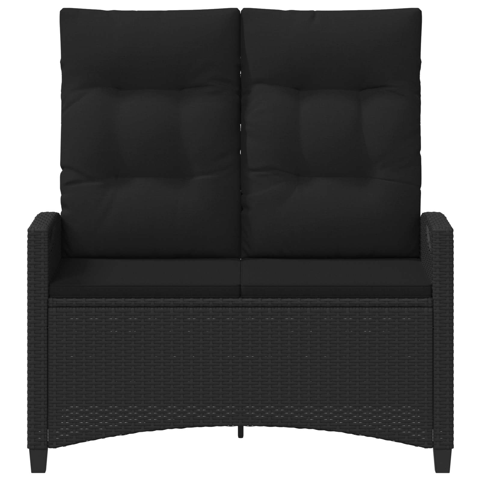 Sodo suolas Juoda 105 x 60 x 112 cm Plienas ir poliesteris