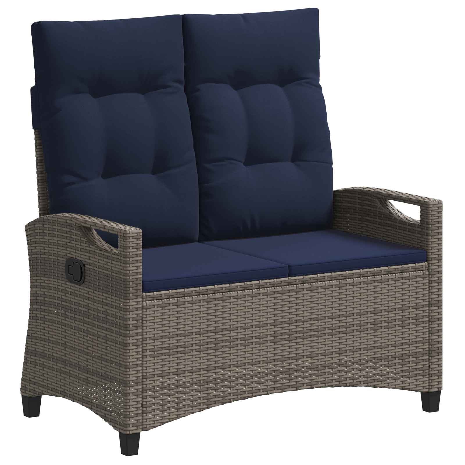 Sodo suolas su pagalve 105 x 60 x 112 cm plienas