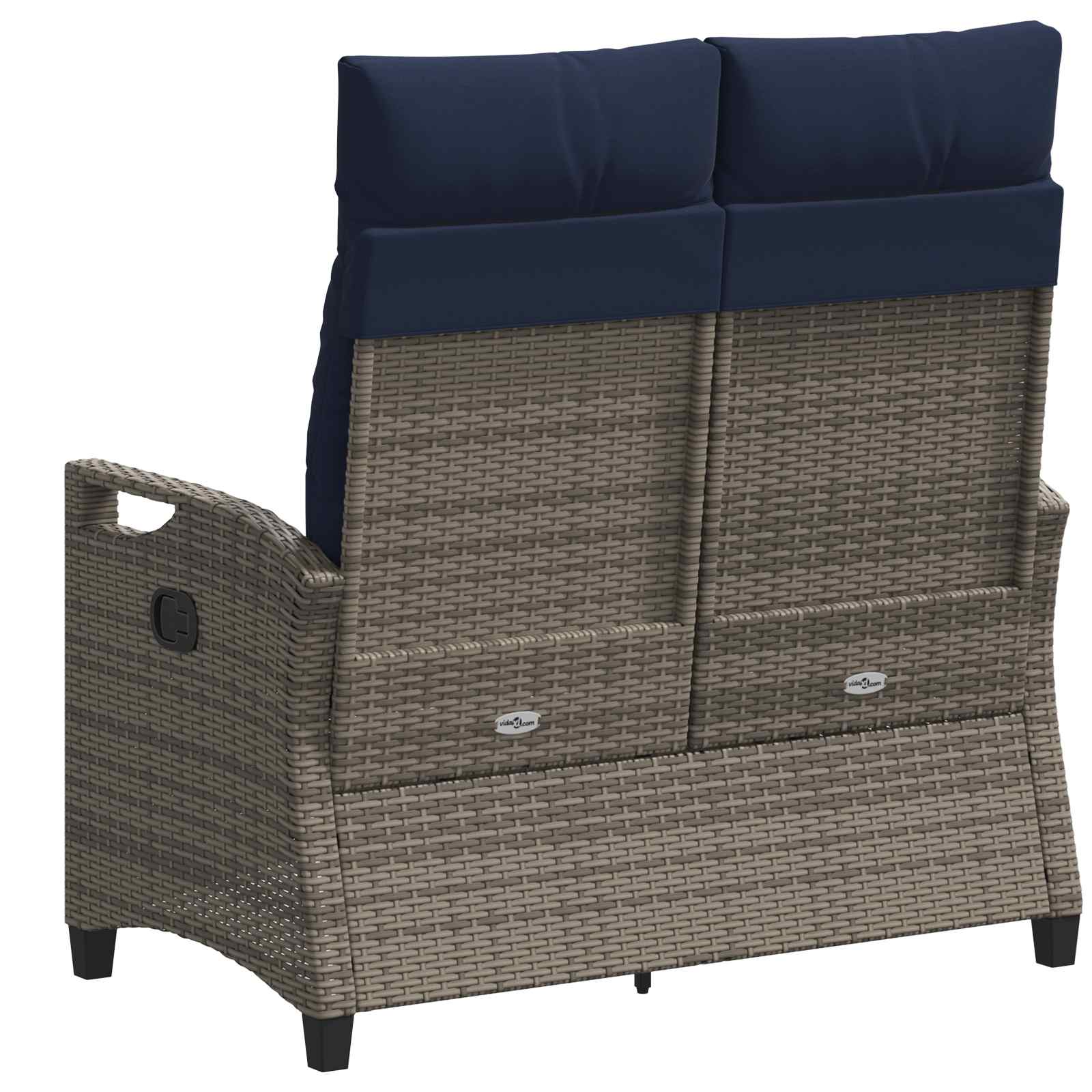 Sodo suolas su pagalve 105 x 60 x 112 cm plienas
