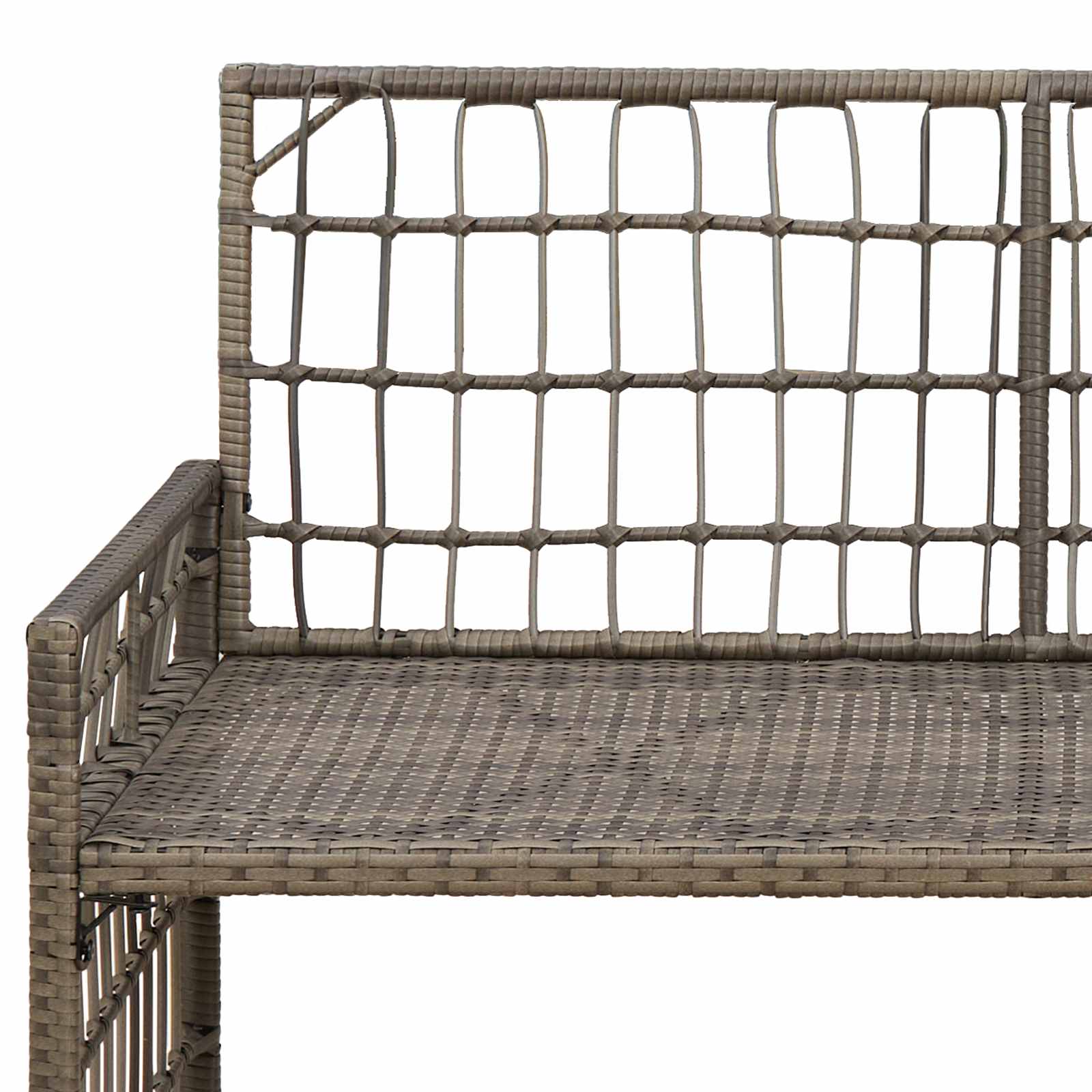 Dārza sols Vienkāršs Pelēks un tumši pelēks 116 x 55 x 82 cm