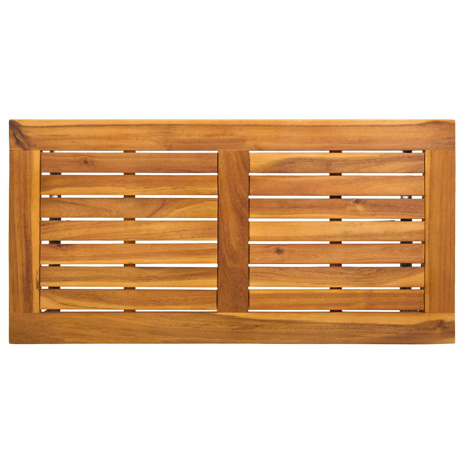 Lauko stalas Pilka 80 x 40 x 40 cm Plienas ir poli ratanas