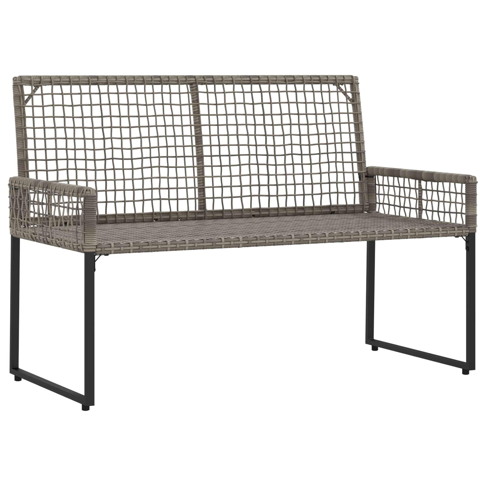 Lauko suolas Pilkas ir tamsiai mėlynas 118 x 55 x 82 cm