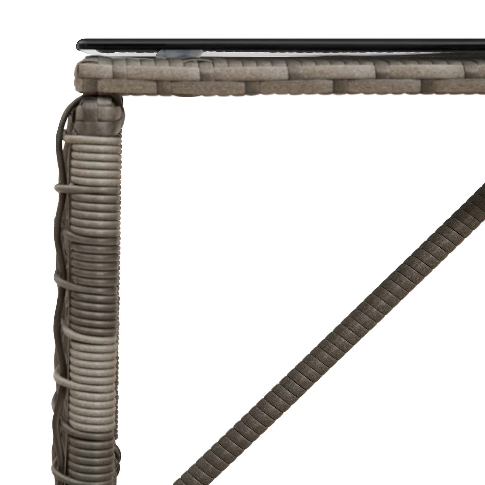 Lauko stalas Pilka ir juoda 80 x 40 x 40 cm
