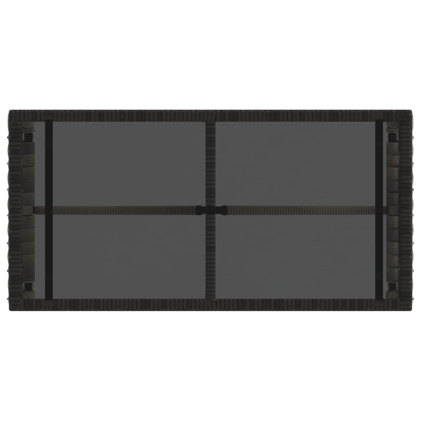Lauko stalas Pilka ir juoda 80 x 40 x 40 cm