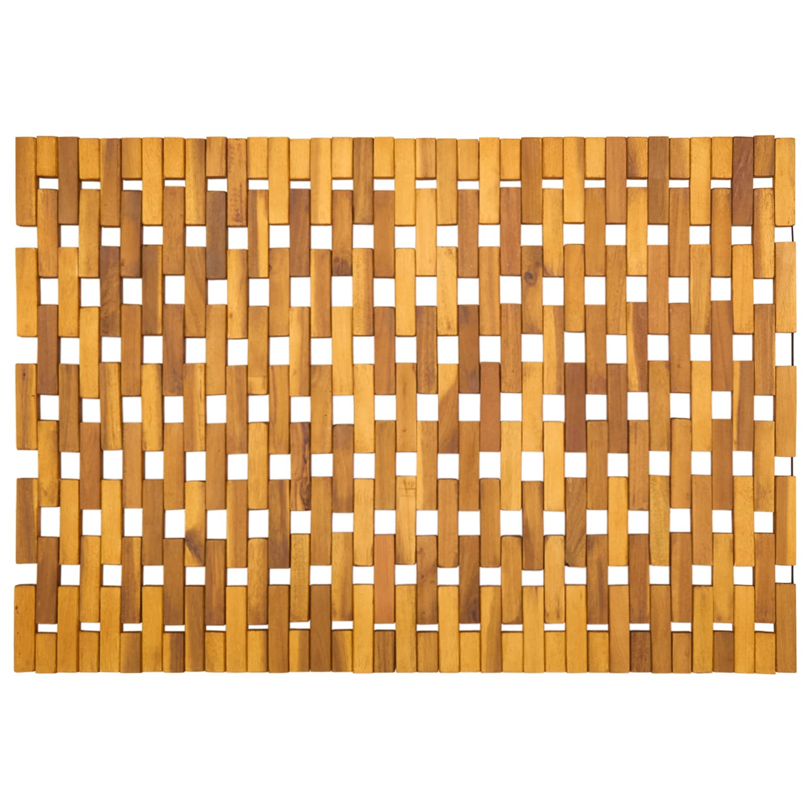 Vonios kilimėliai Natūrali 55 x 80 cm Kietos akacijos mediena