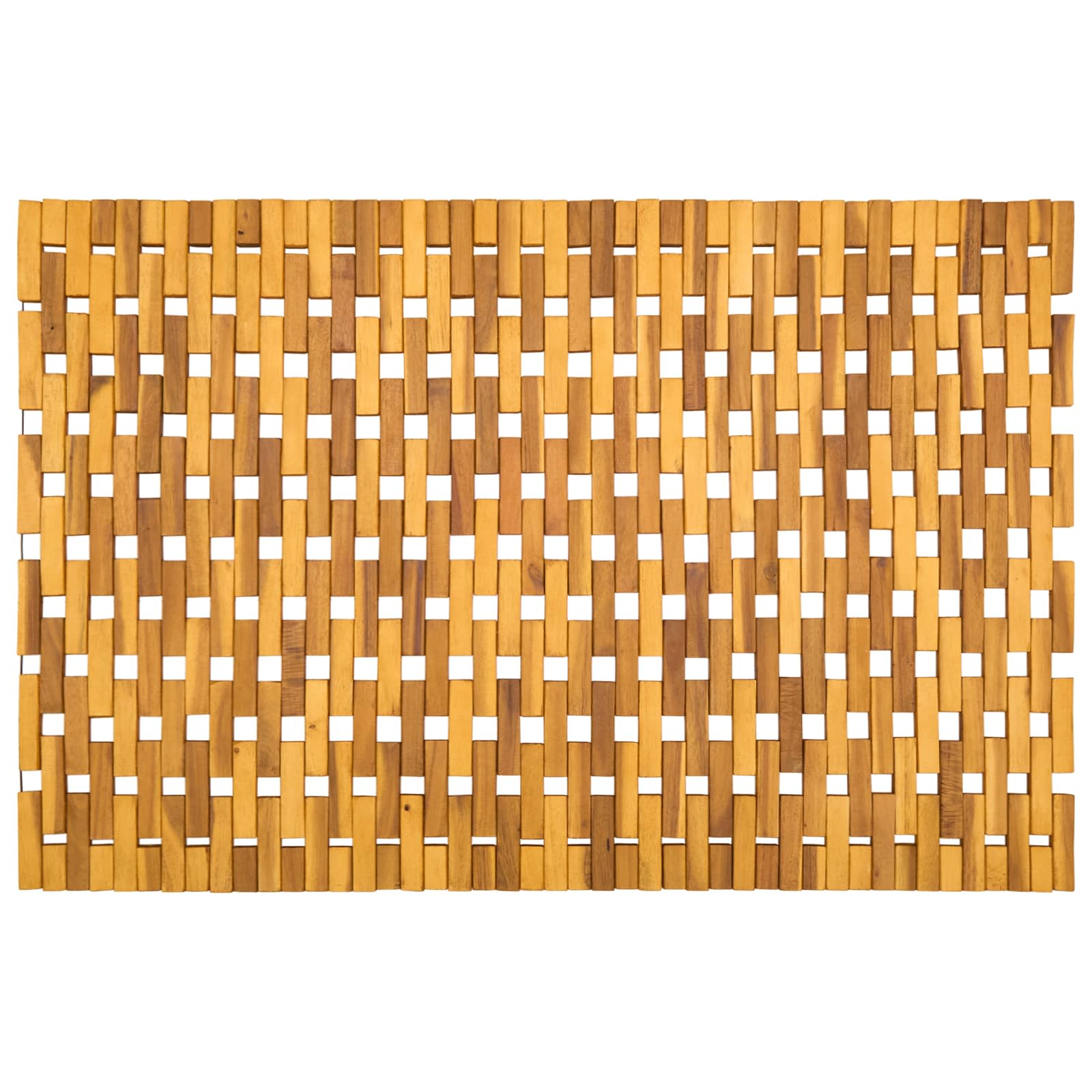 Vonios kilimėliai Natūrali 65 x 100 cm Kietos akacijos mediena