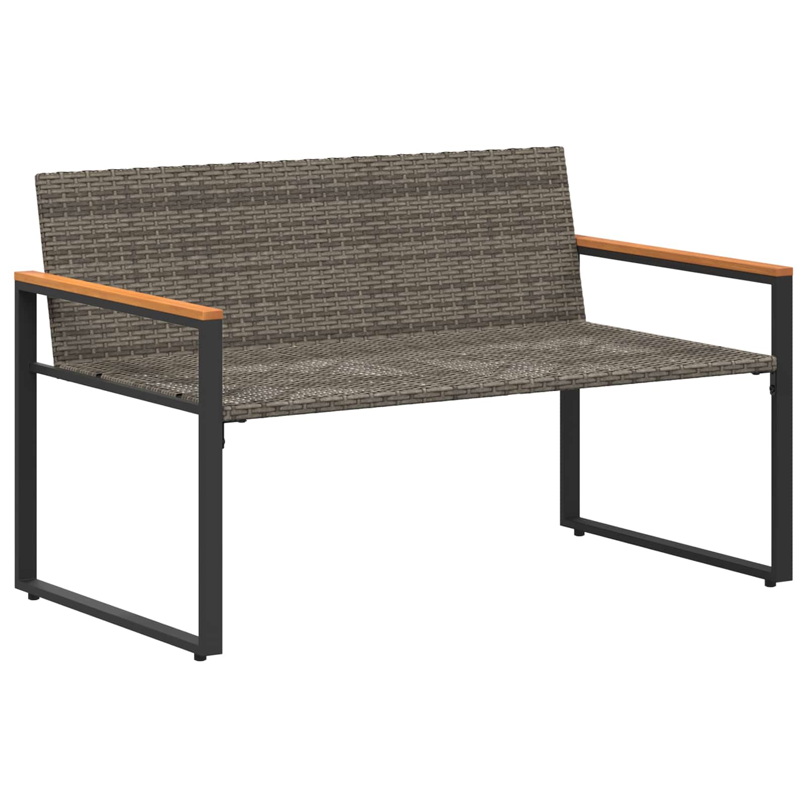 Sols Pelēks un tumši pelēks 115 x 65 x 72 cm Rotangpalma
