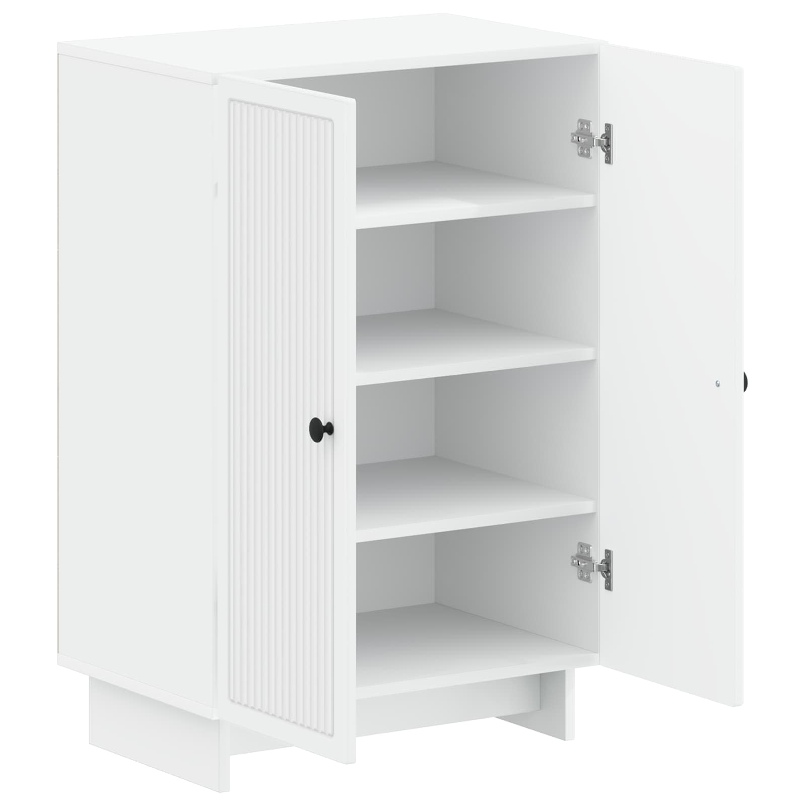 Batu skrynia EDE 59,5 x 39,5 x 90 cm Apdirbta mediena Balta