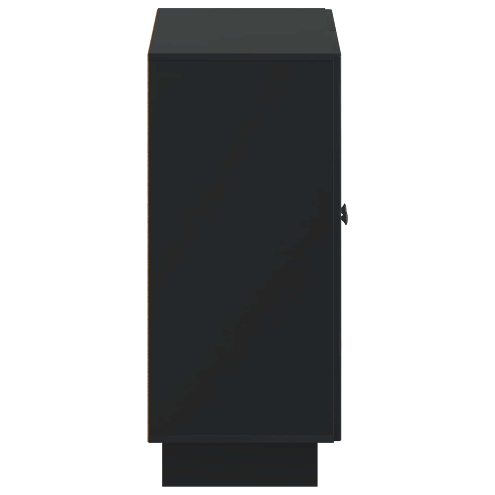 Batu skrynia EDE 59,5 x 39,5 x 90 cm Apdirbta mediena Juoda