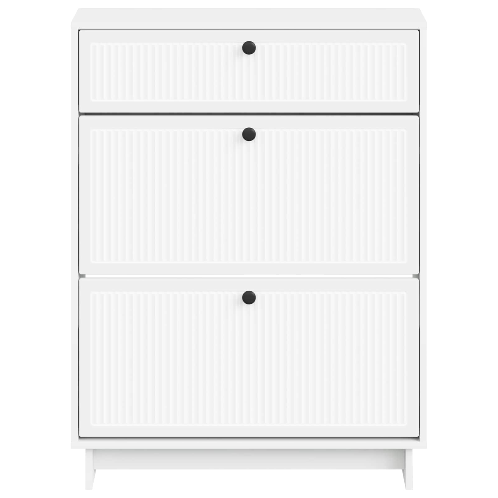 Batu skrynia EDE 78 x 24 x 103 cm Apdirbta mediena Balta