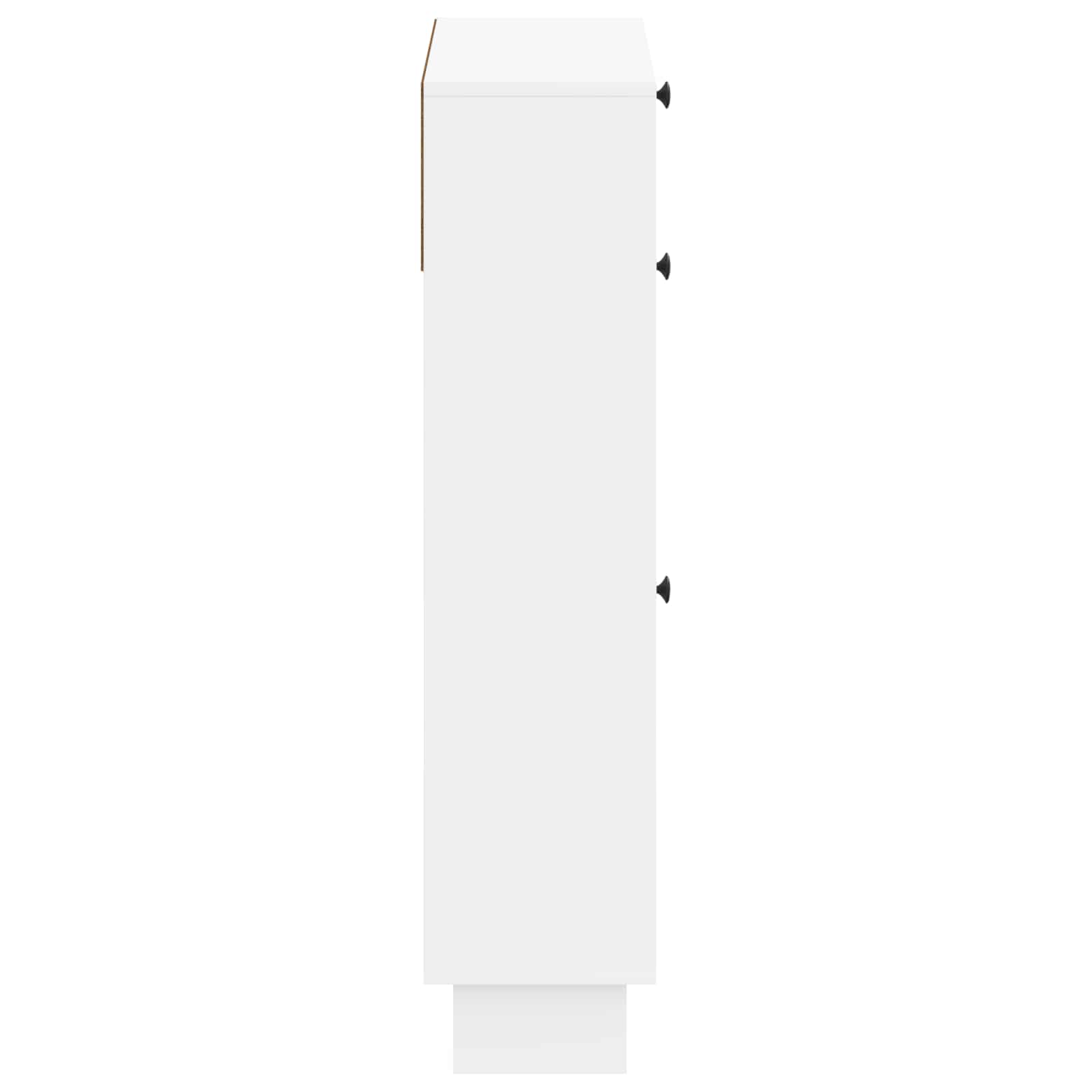 Batu skrynia EDE 78 x 24 x 103 cm Apdirbta mediena Balta