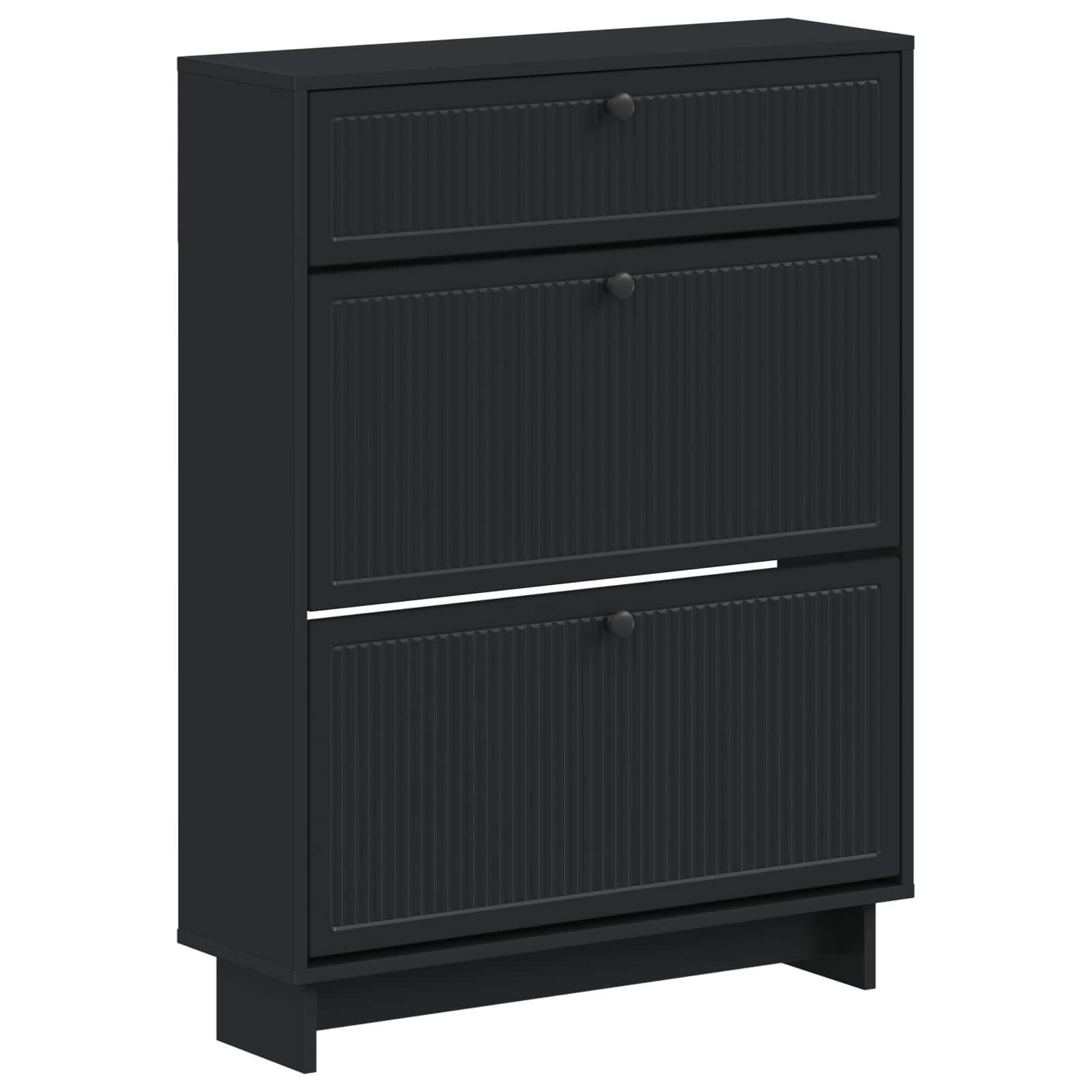 Batu skrynia EDE 78 x 24 x 103 cm Apdirbta mediena Juoda