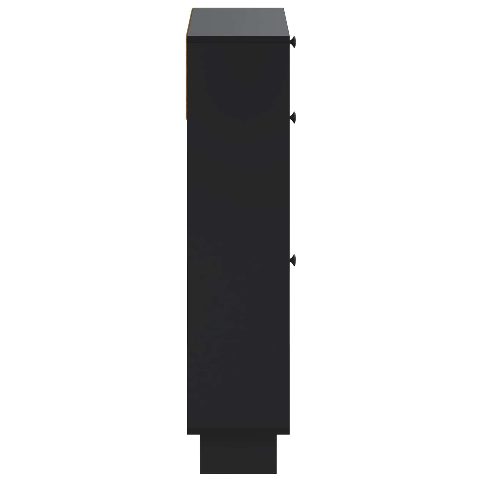 Batu skrynia EDE 78 x 24 x 103 cm Apdirbta mediena Juoda