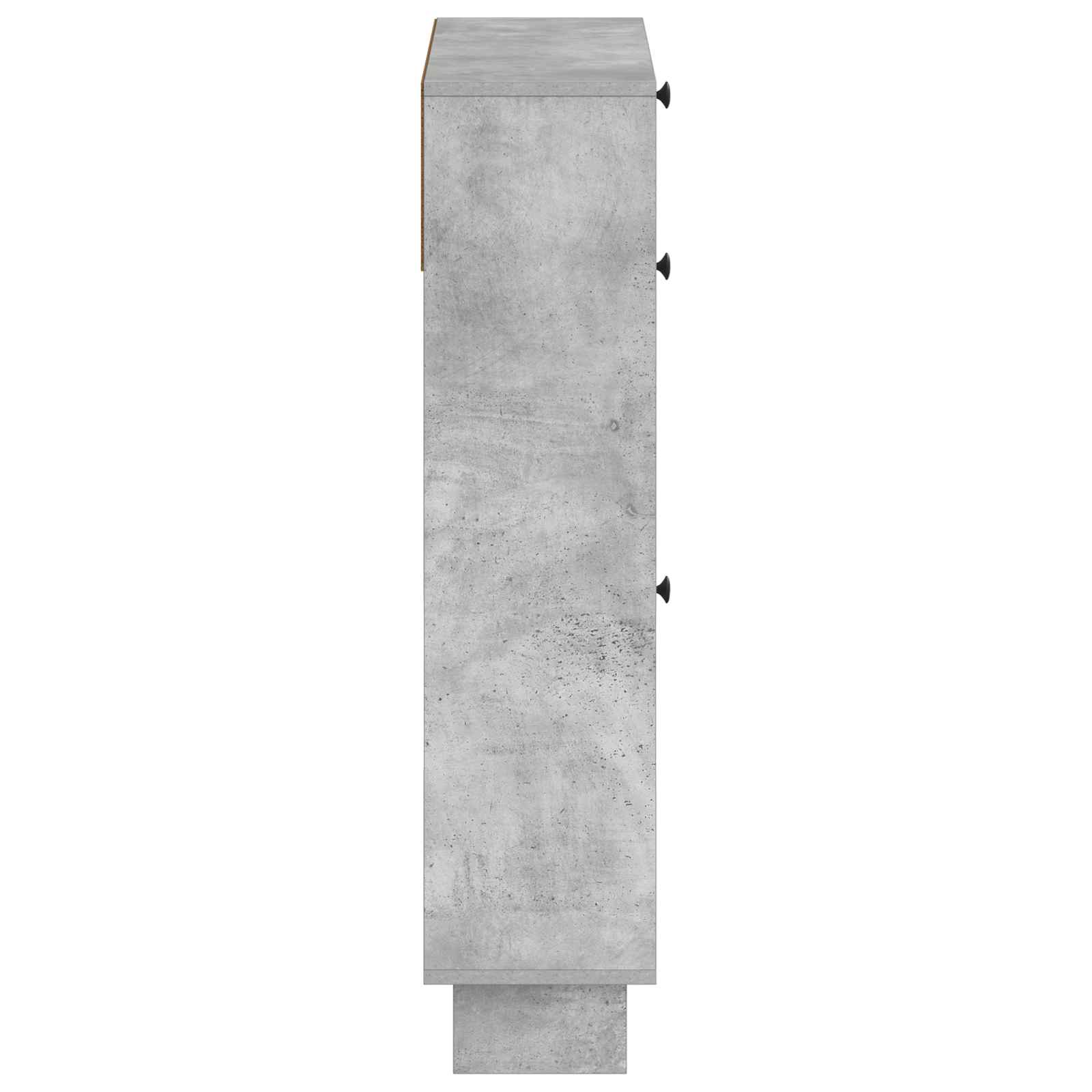 Batu skrynia EDE 78 x 24 x 103 cm Apdirbta mediena Betono pilka
