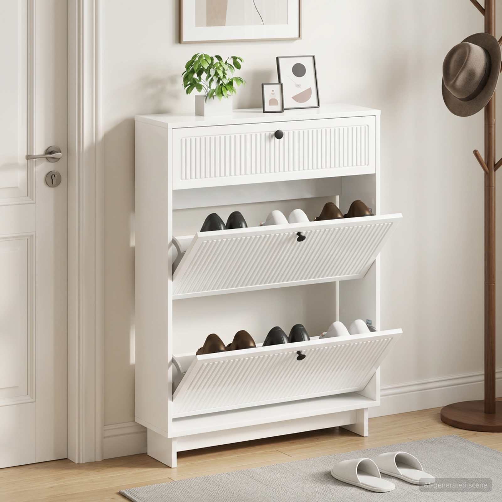 Batu skrynia EDE 78 x 24 x 103 cm Apdirbta mediena