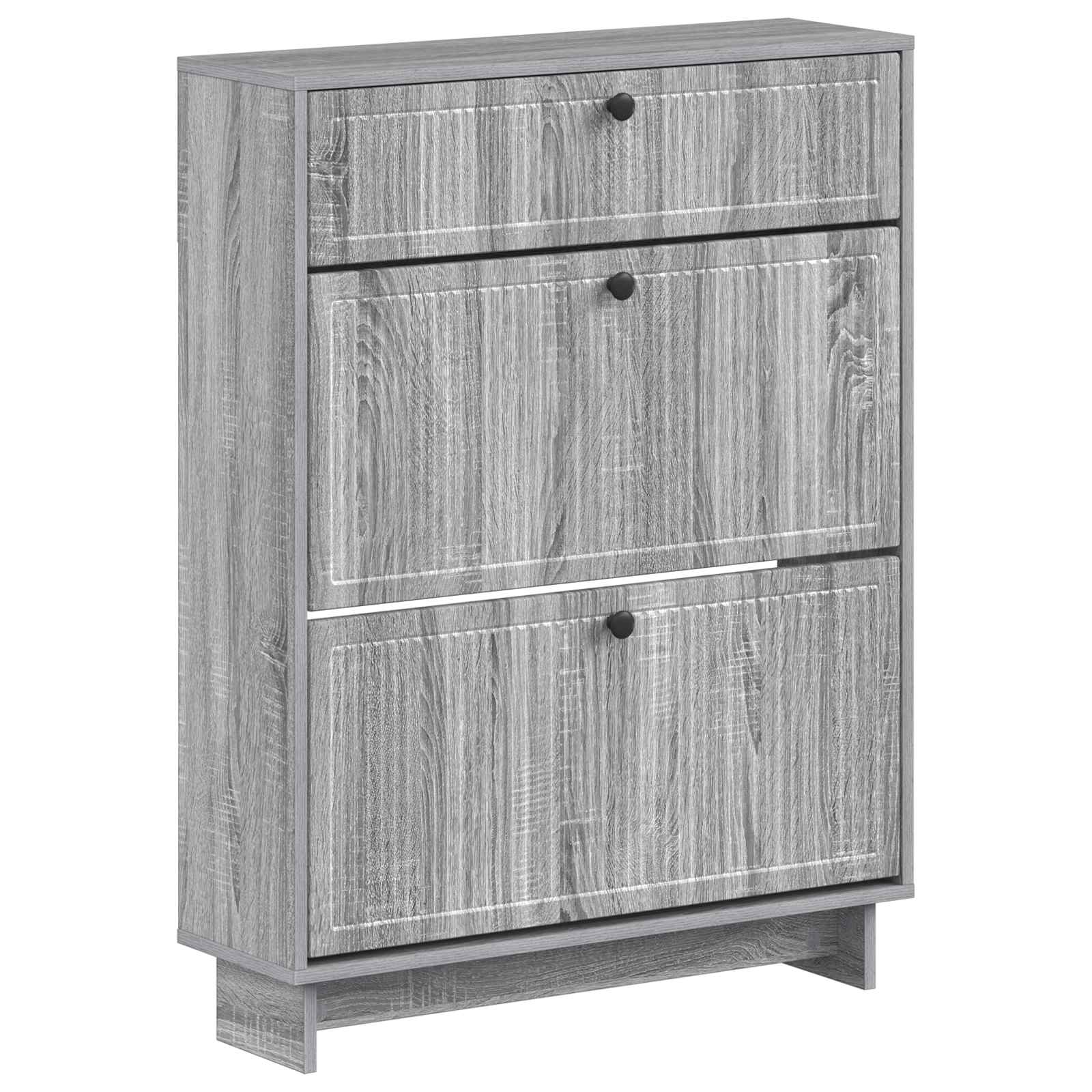 Batu skrynia EDE 78 x 24 x 103 cm Apdirbta mediena Pilka Sonoma