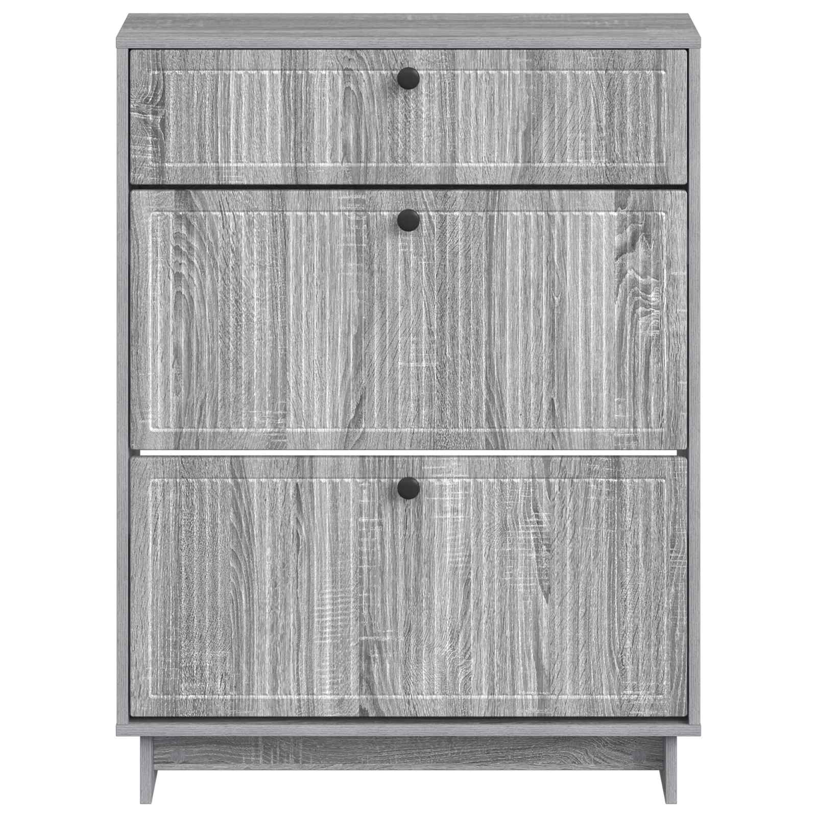 Batu skrynia EDE 78 x 24 x 103 cm Apdirbta mediena Pilka Sonoma