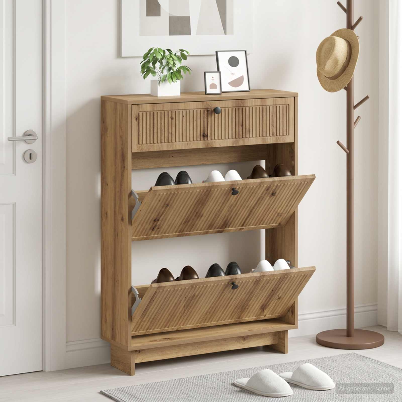 Batu skrynia EDE 78 x 24 x 103 cm Apdirbta mediena