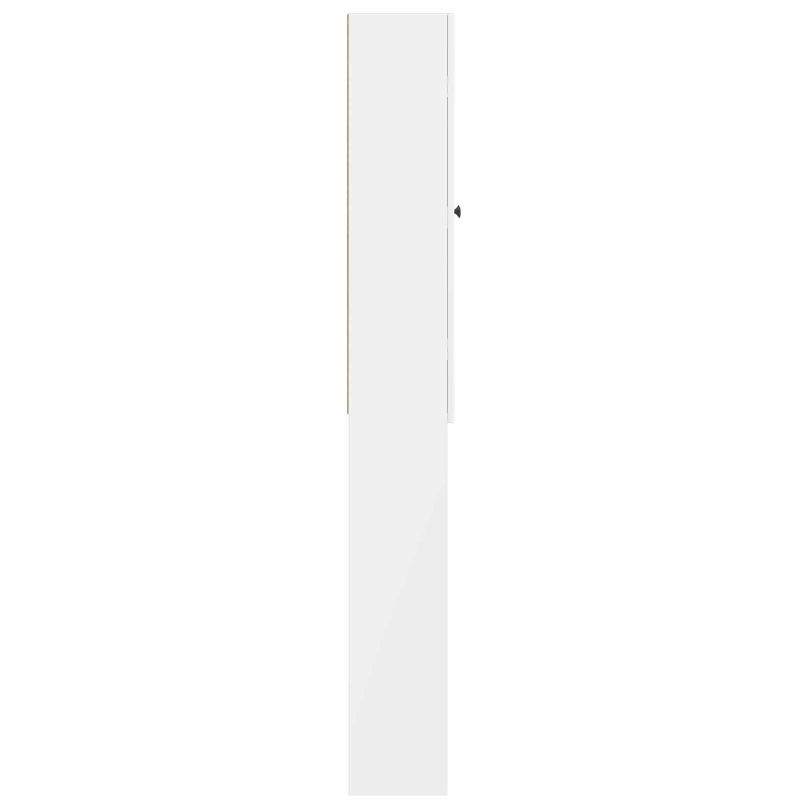 Tualeto spintelė EDE Itin blizgi balta 66 x 25,5 x 190 cm