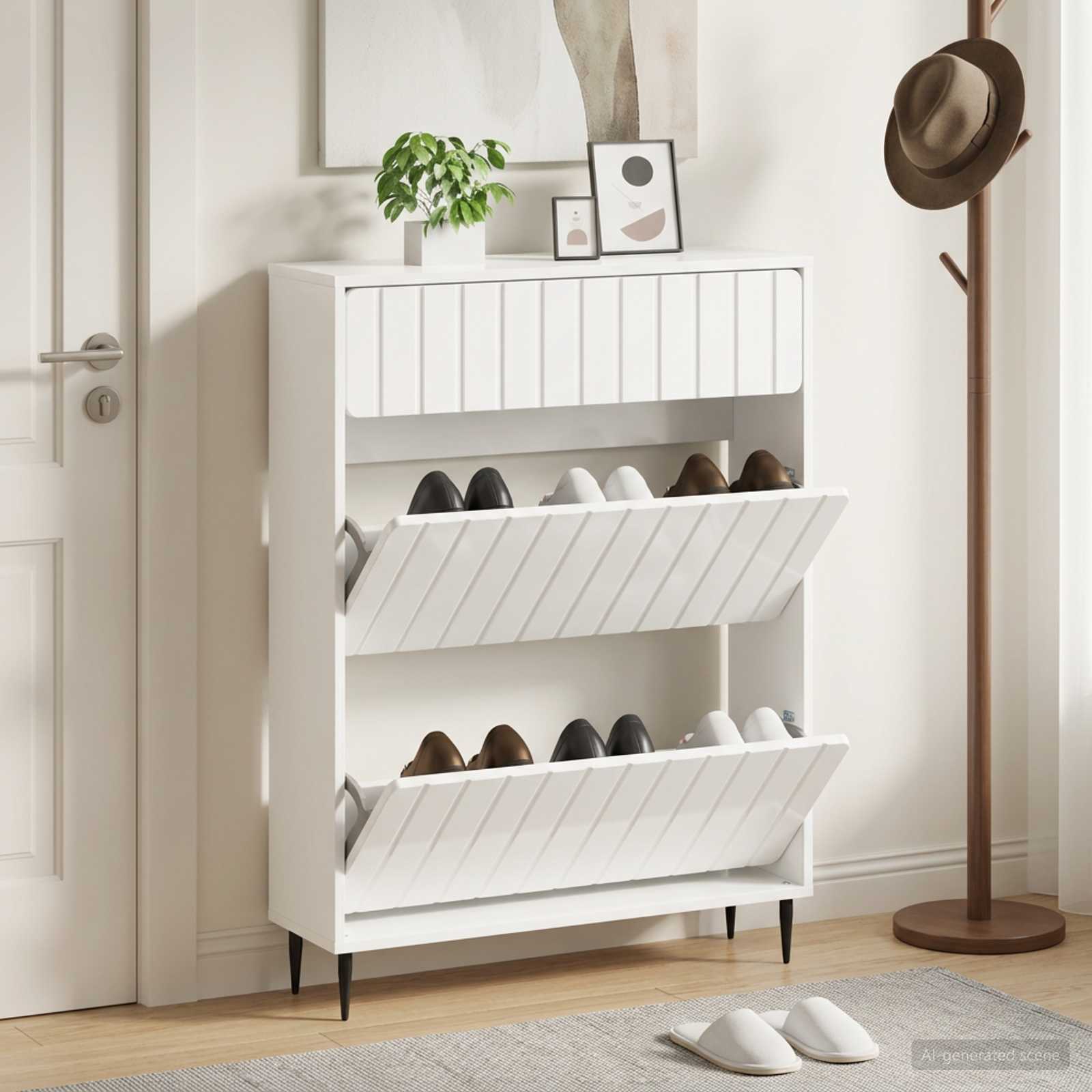 Batu skrynia ZWOLLE 78 x 24 x 103 cm Apdirbta mediena