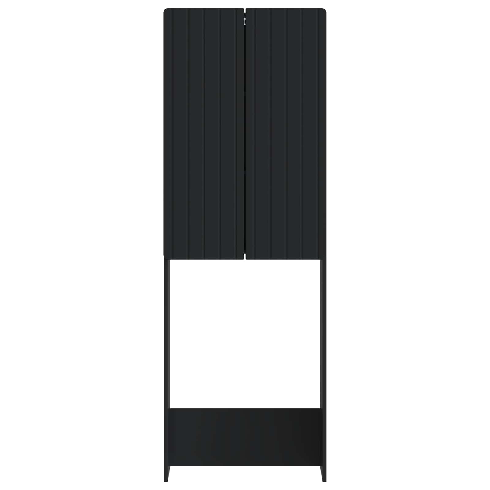Tualeto spintelė ZWOLLE Juoda 66 x 25,5 x 190 cm