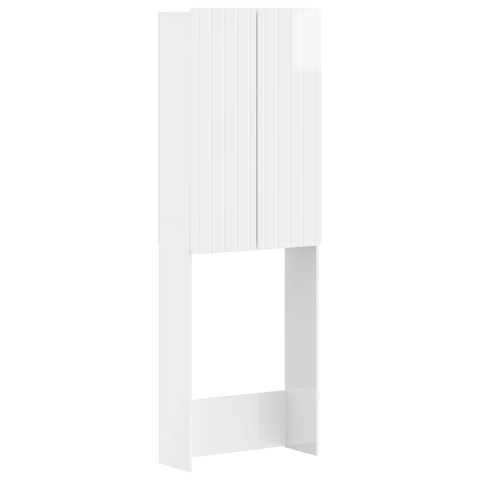 Tualeto spintelė ZWOLLE Itin blizgi balta 66 x 25,5 x 190 cm