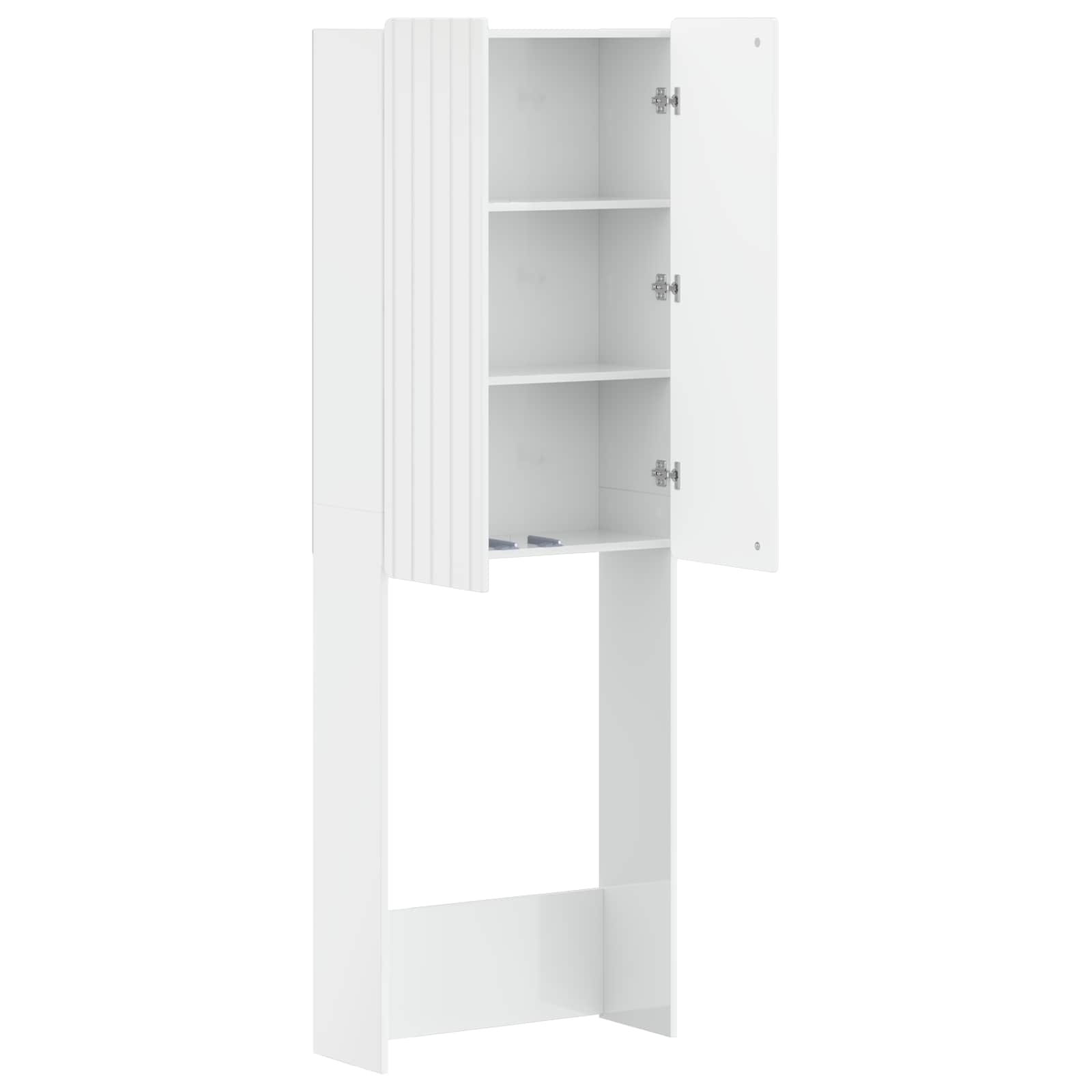 Tualeto spintelė ZWOLLE Itin blizgi balta 66 x 25,5 x 190 cm