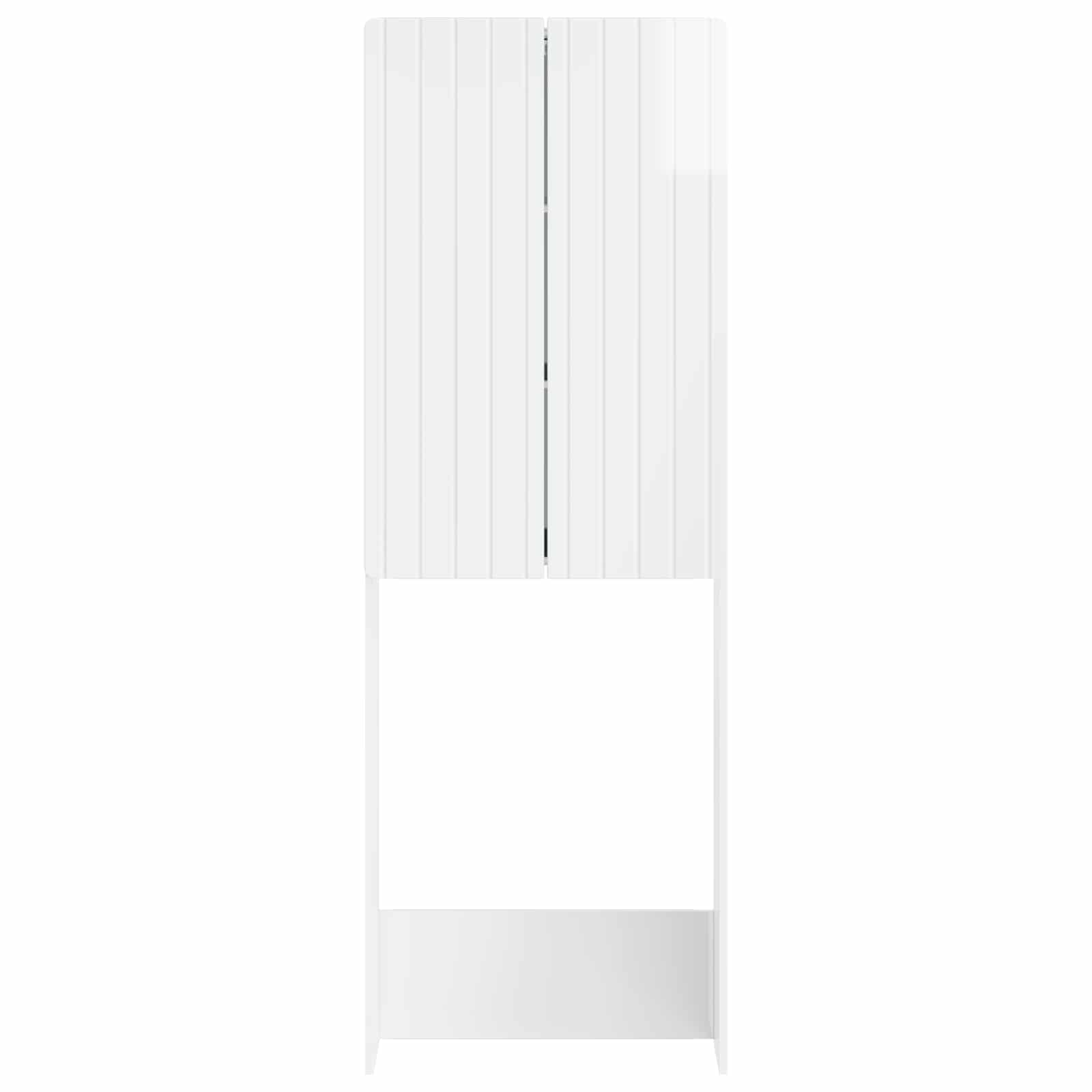 Tualeto spintelė ZWOLLE Itin blizgi balta 66 x 25,5 x 190 cm