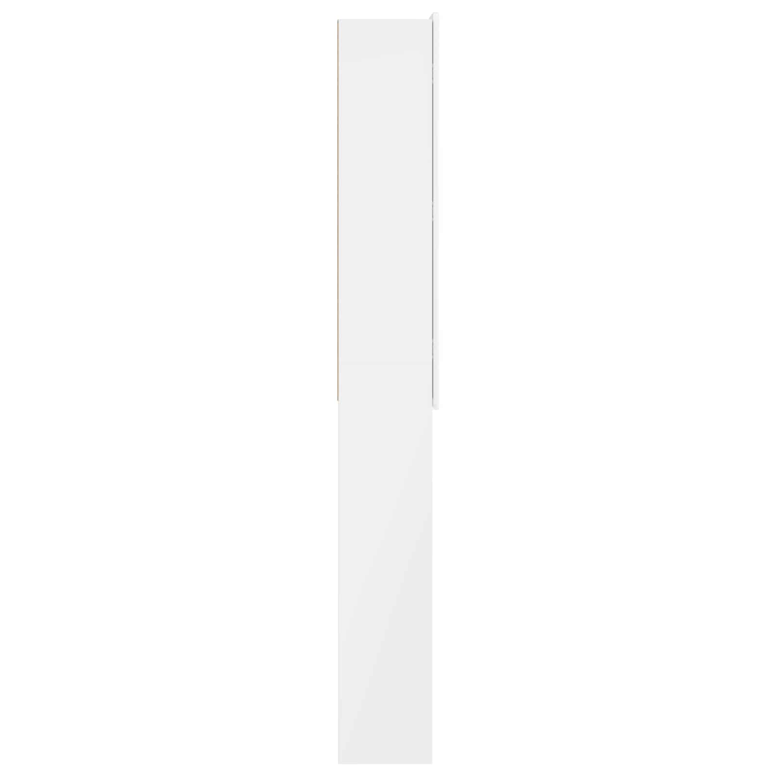 Tualeto spintelė ZWOLLE Itin blizgi balta 66 x 25,5 x 190 cm